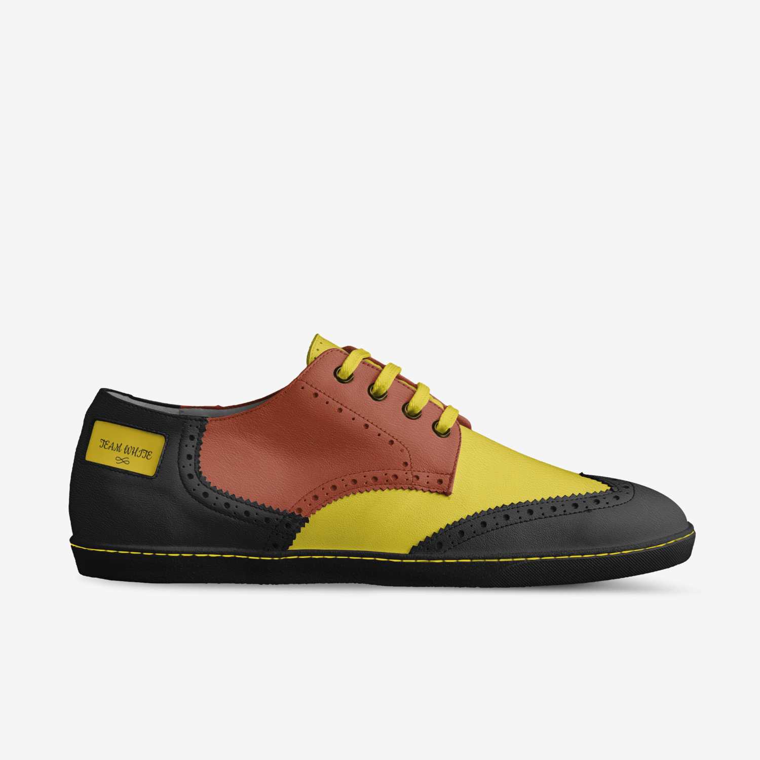 TEAM WHITE custom made in Italy shoes by Michael White Jr | Side view