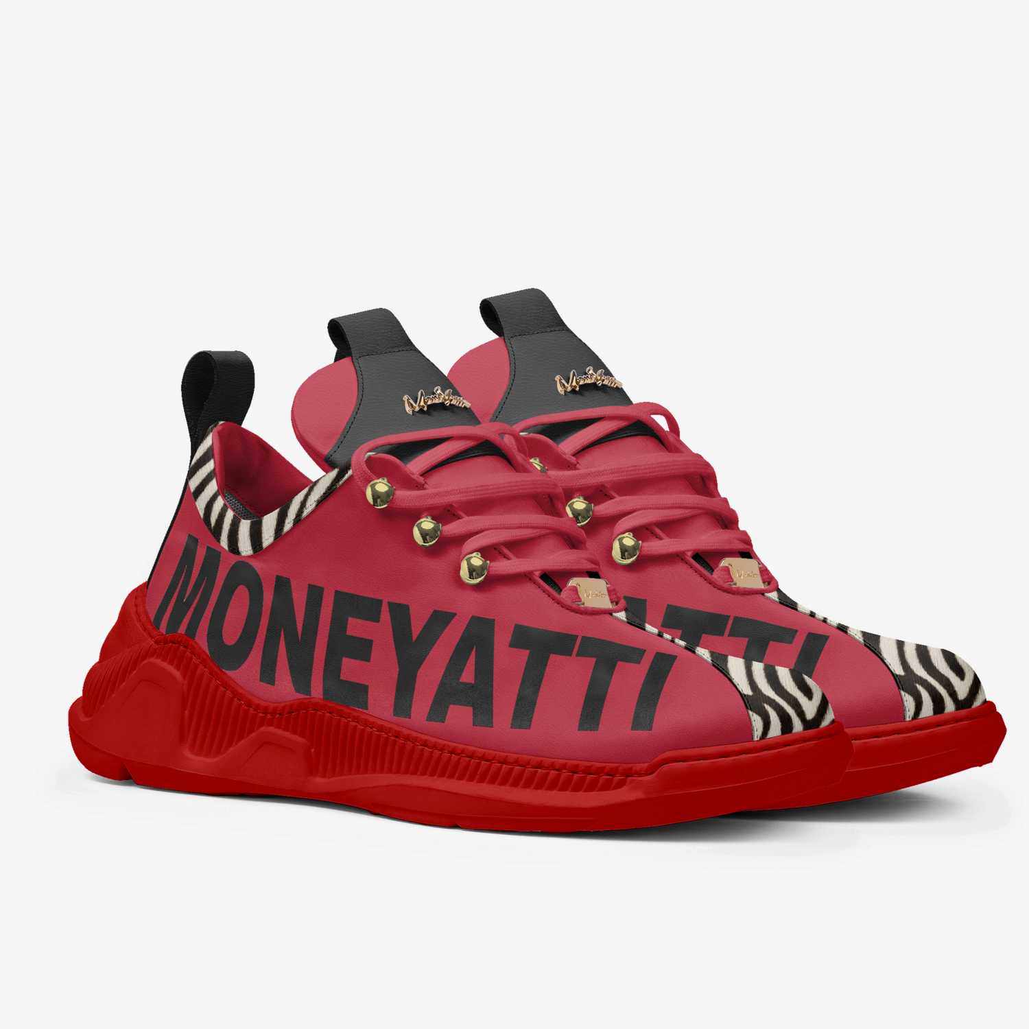 SIG P05 custom made in Italy shoes by Moneyatti Brand | Double view