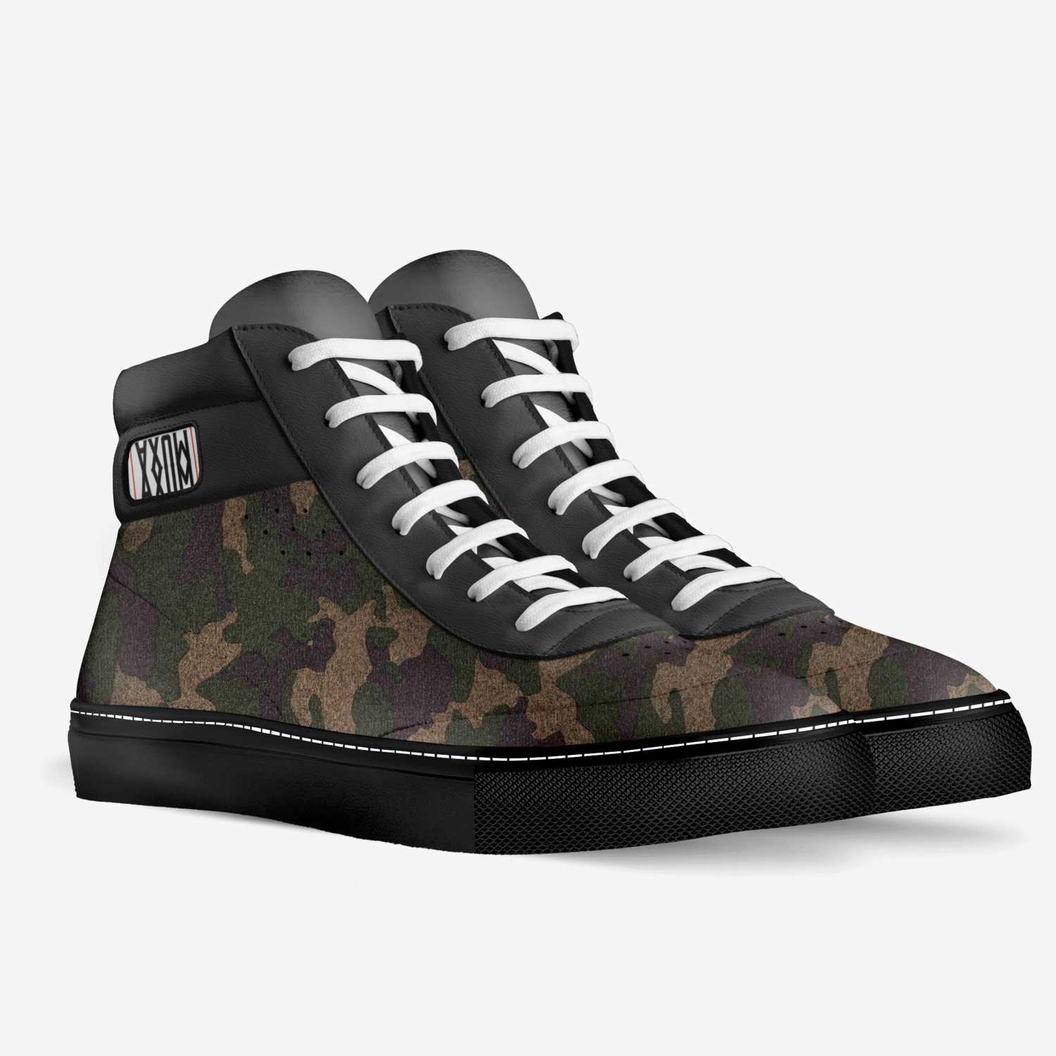 AXUM Soulja custom made in Italy shoes by Jermaine Bennett | Double view