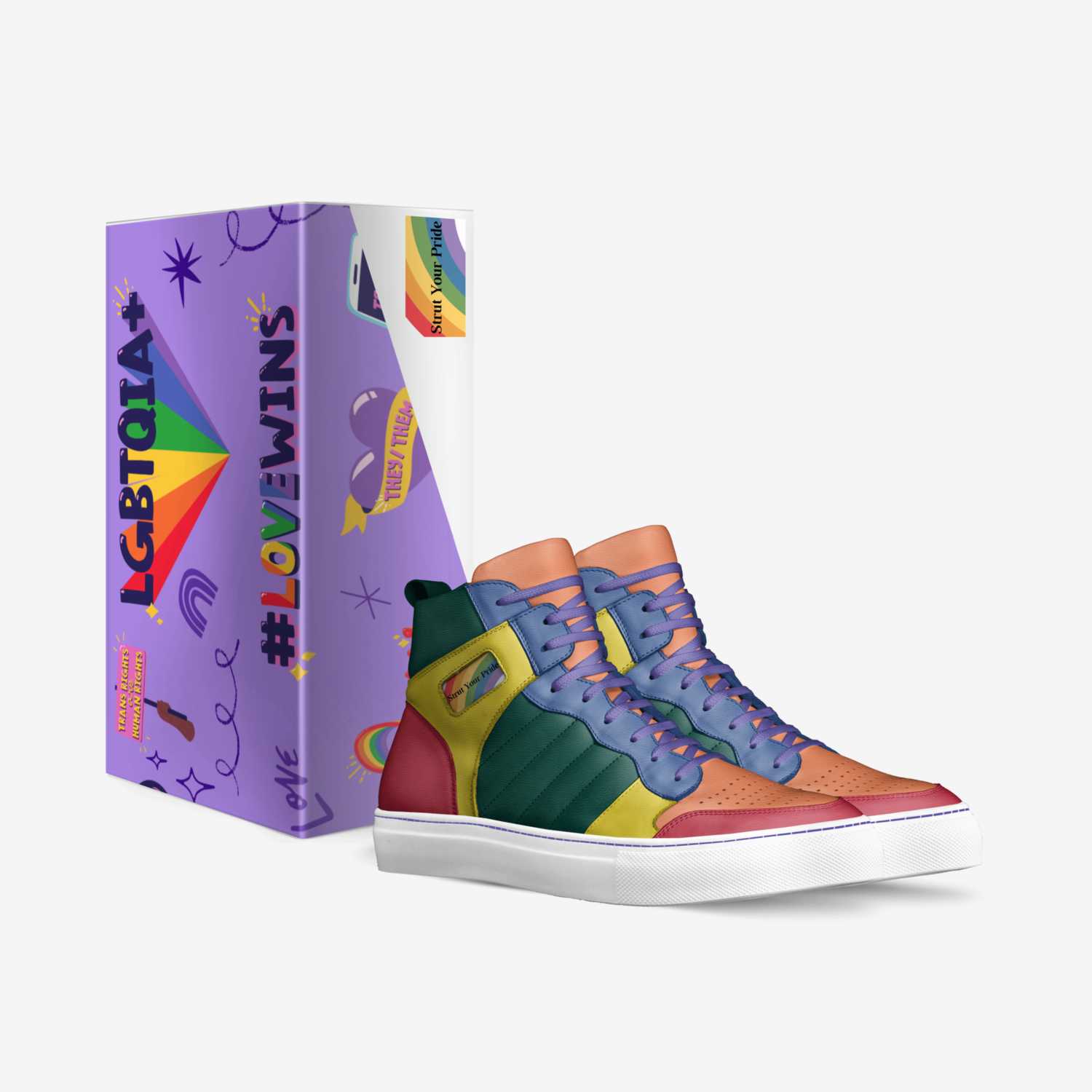 Strut Your PRIDE custom made in Italy shoes by Jevon Martin | Box view
