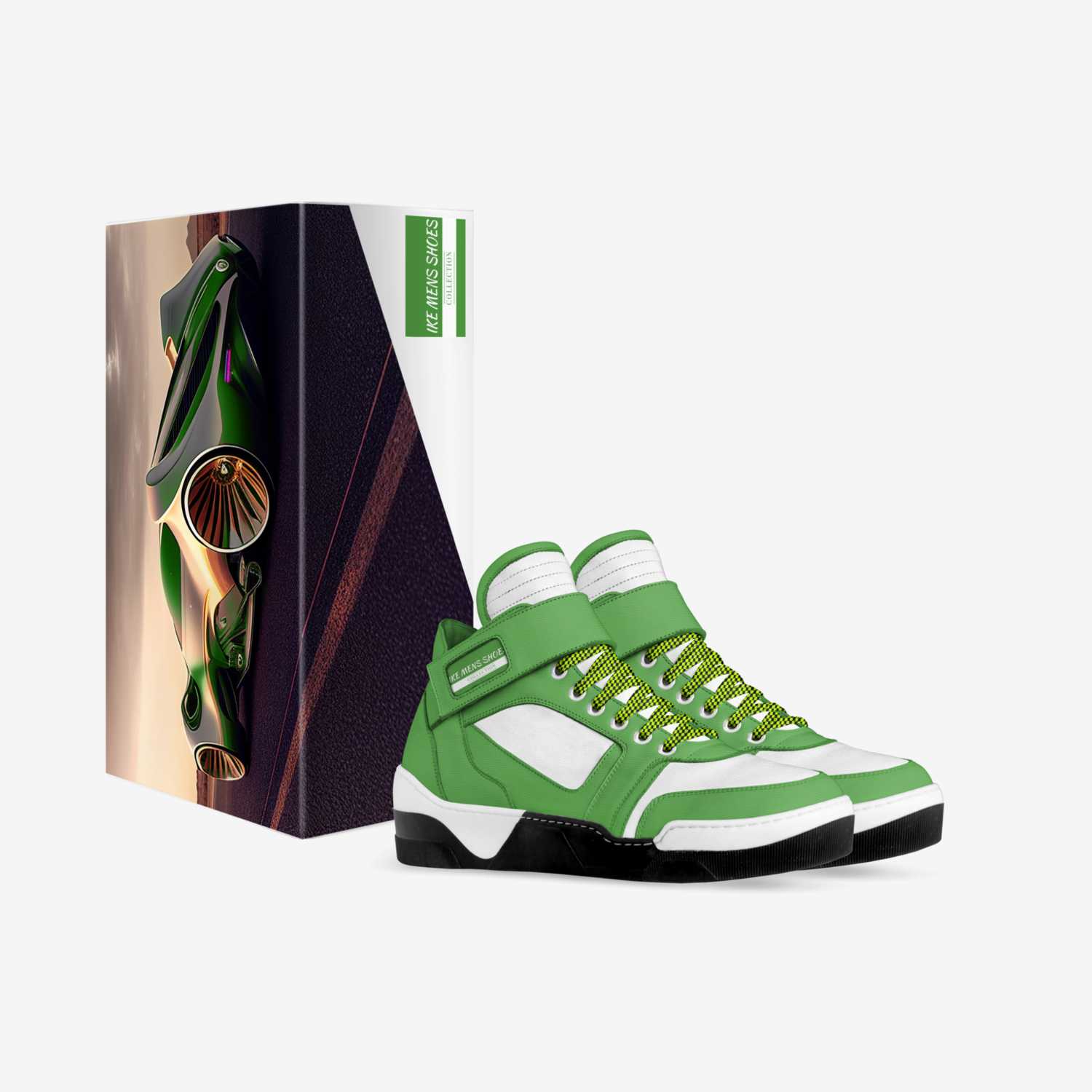 IKE MENS SHOES custom made in Italy shoes by Isaac A Mensah | Box view