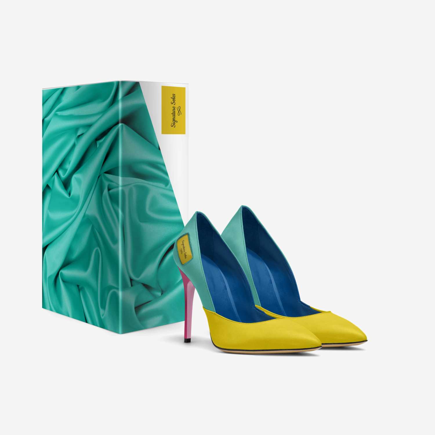 Signature Soles custom made in Italy shoes by Terra Barnes | Box view
