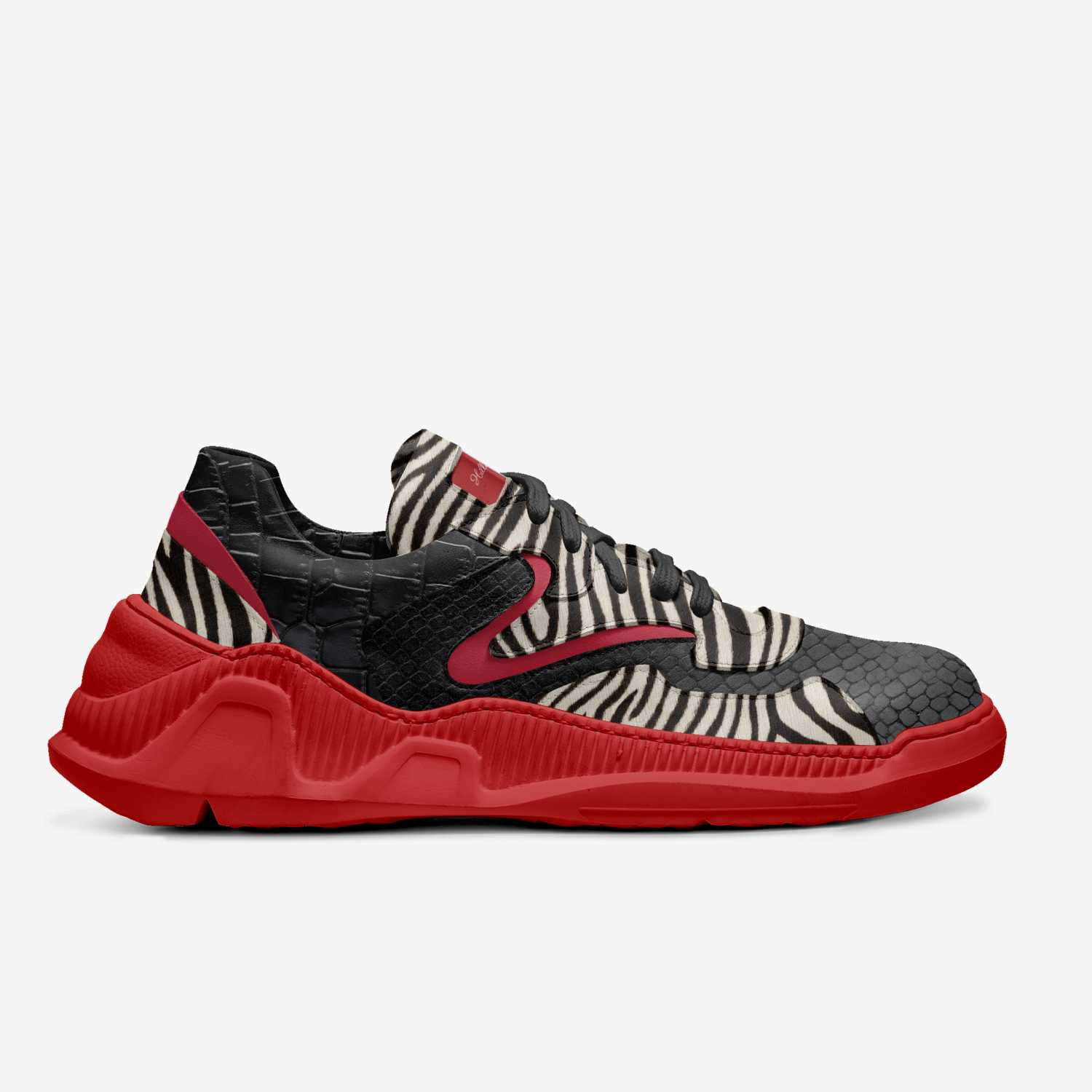 HillShady912 custom made in Italy shoes by DeAundre Perry | Side view