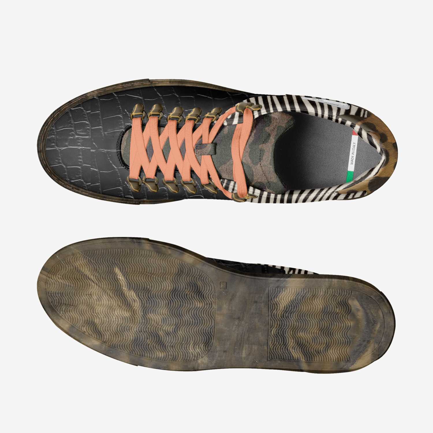 HillShady912  custom made in Italy shoes by DeAundre Perry | Top view
