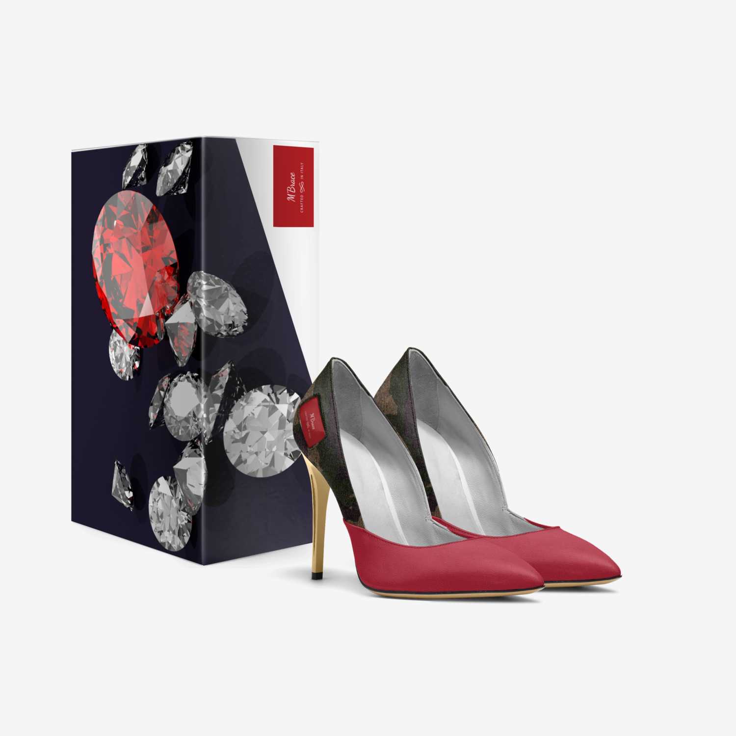 M'Brace custom made in Italy shoes by Regenia Harrell | Box view