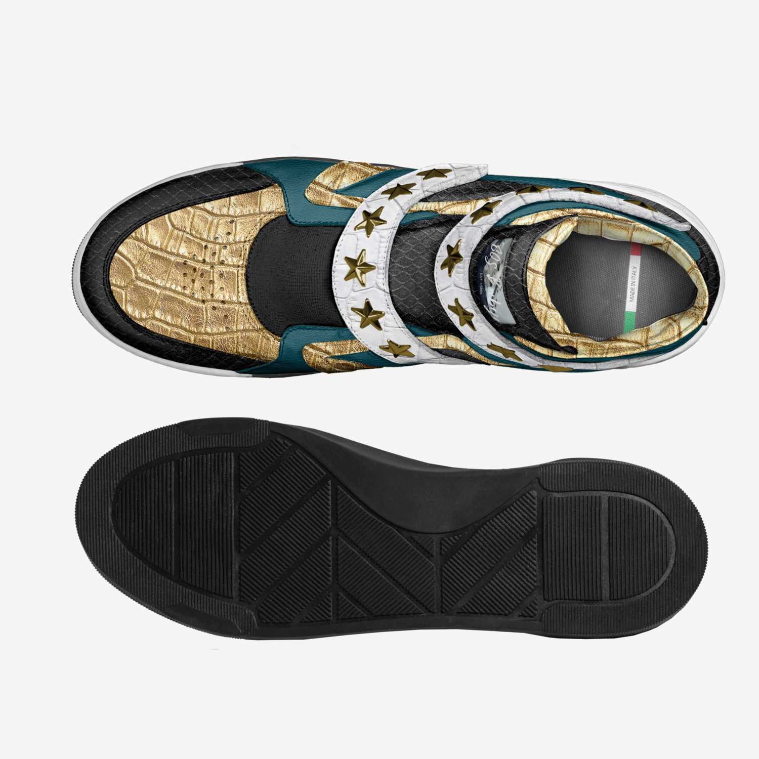 M83's custom made in Italy shoes by Ms Jess Kash | Top view
