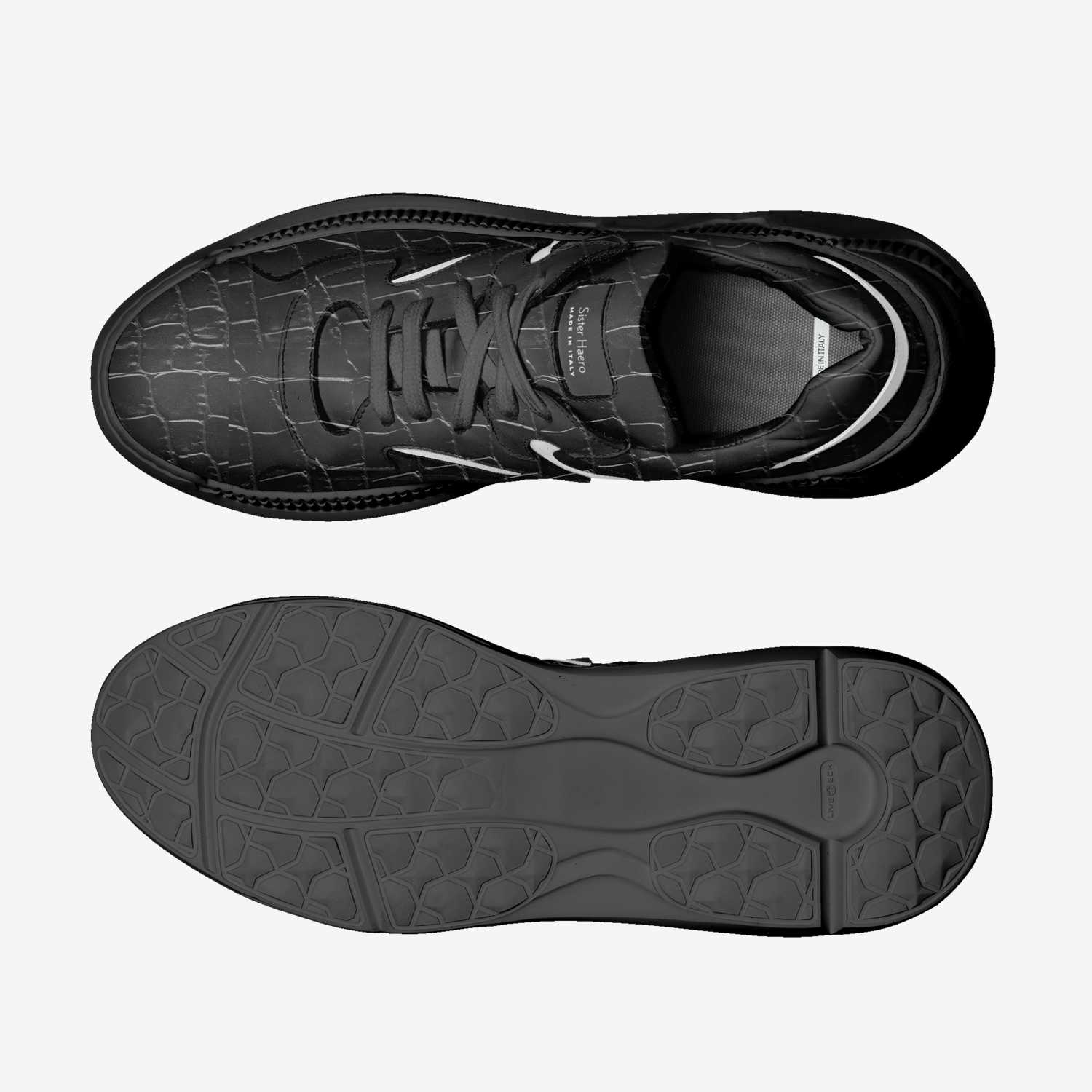 Sister Haero custom made in Italy shoes by Haero Dizaye | Top view