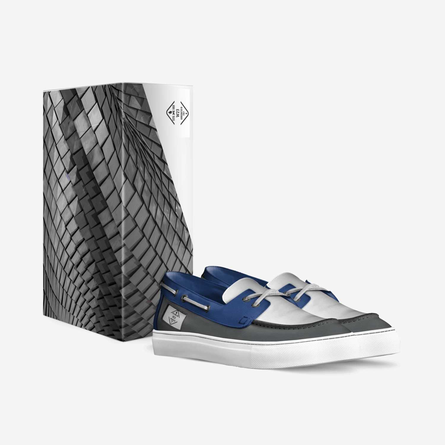 W23 custom made in Italy shoes by Justin Williams | Box view