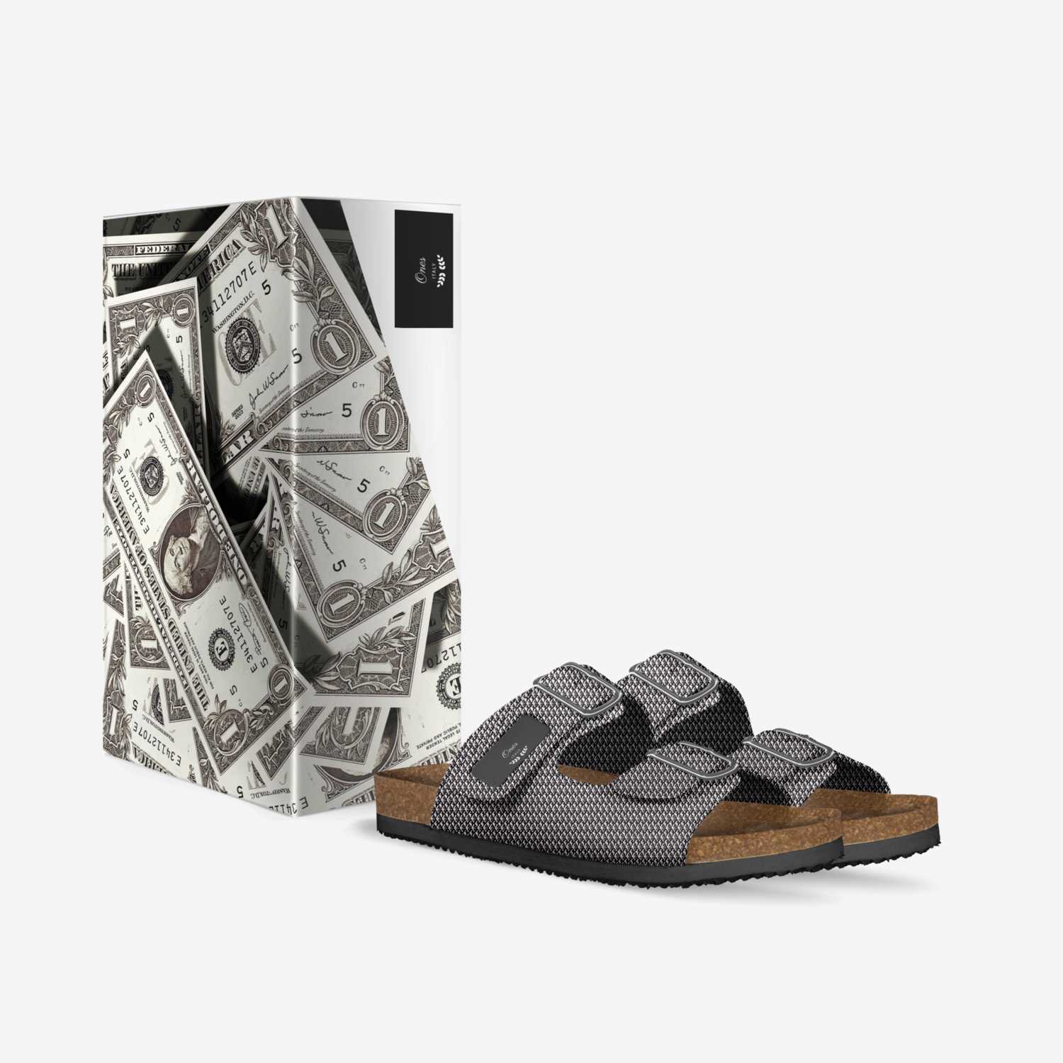 Ones Up: Slides custom made in Italy shoes by One Elite | Box view