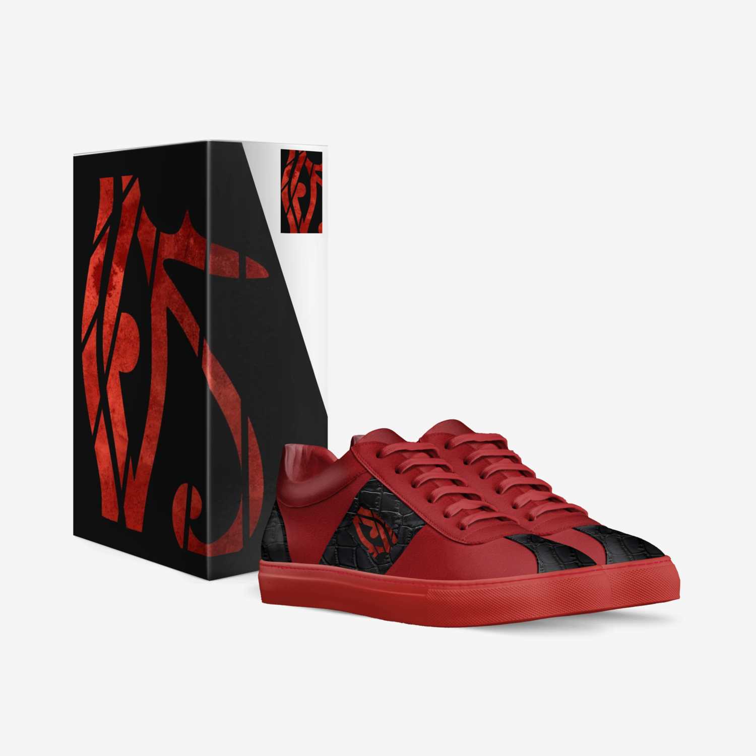 EYE OF RA  custom made in Italy shoes by Javon Coleman | Box view