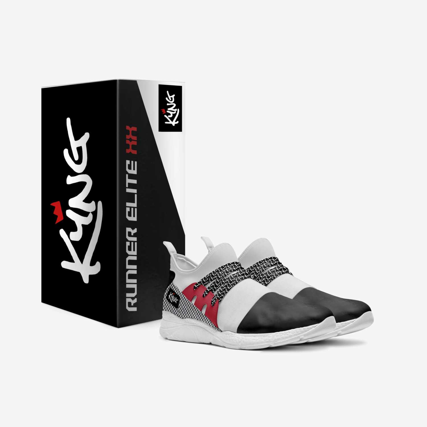 RUNNER ELITE XX custom made in Italy shoes by Kyng Brand Co. | Box view