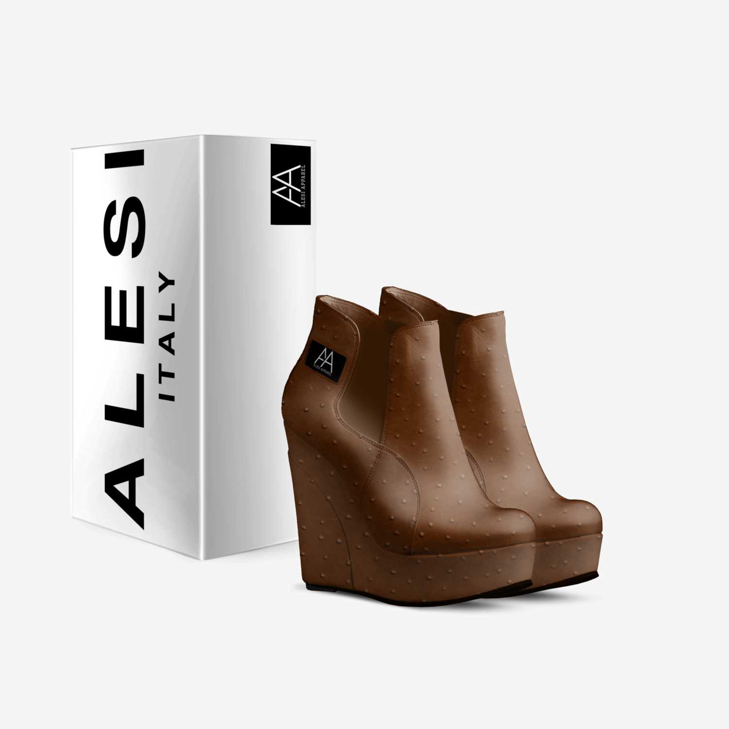 ALESI WEDGE custom made in Italy shoes by Lonanthony Parker | Box view