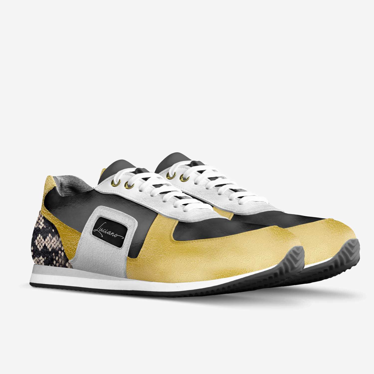 Luciano's custom made in Italy shoes by Corey Boyd Jr | Double view