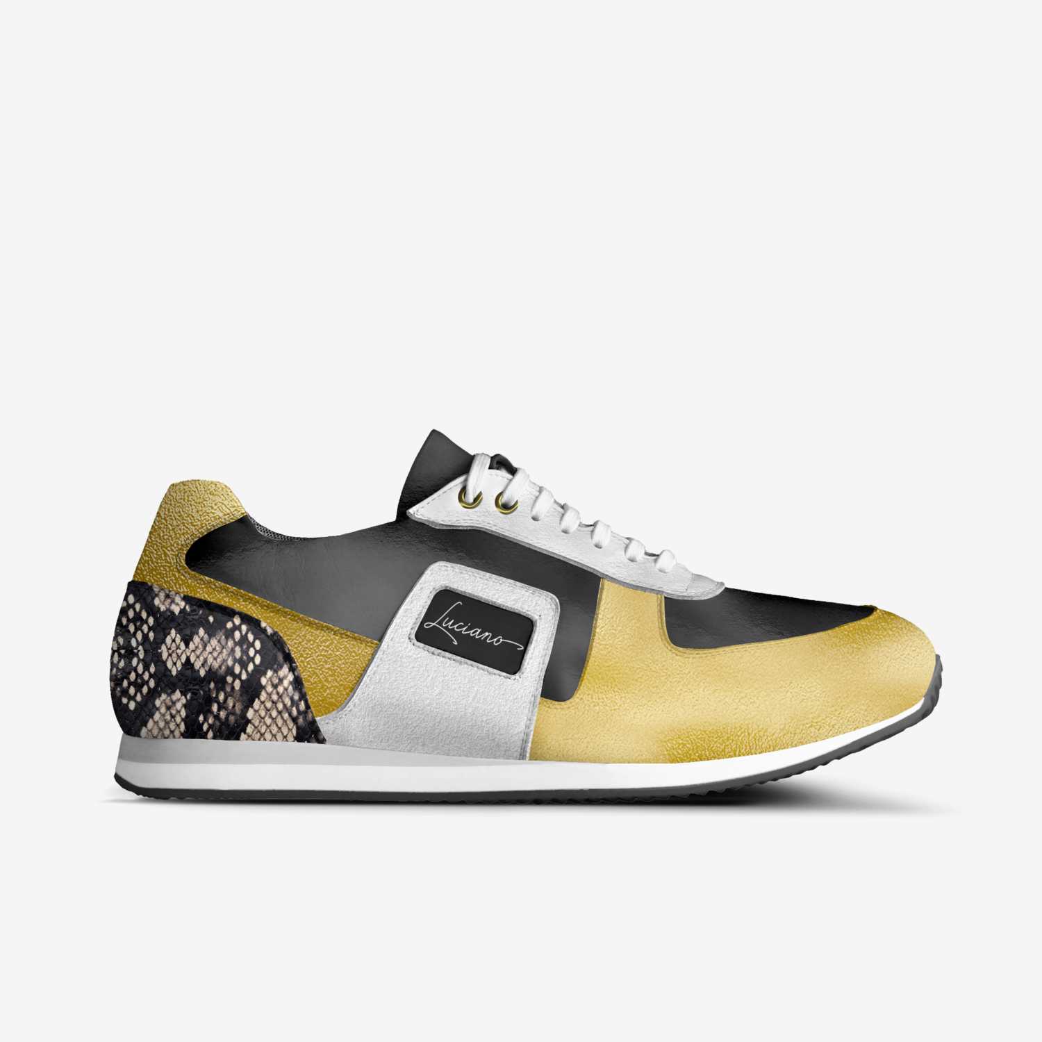 Luciano's custom made in Italy shoes by Corey Boyd Jr | Side view