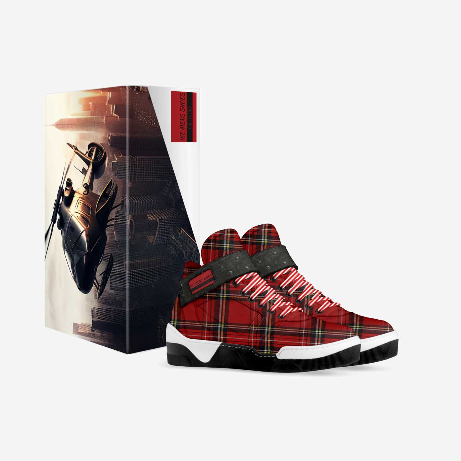 IKE MENS SHOES custom made in Italy shoes by Isaac A Mensah | Box view