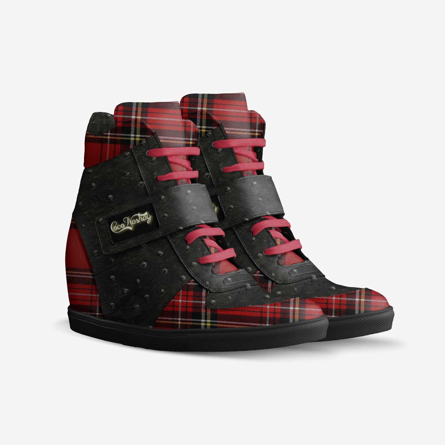 Coco Melanin custom made in Italy shoes by Nakesha Caldwell | Double view