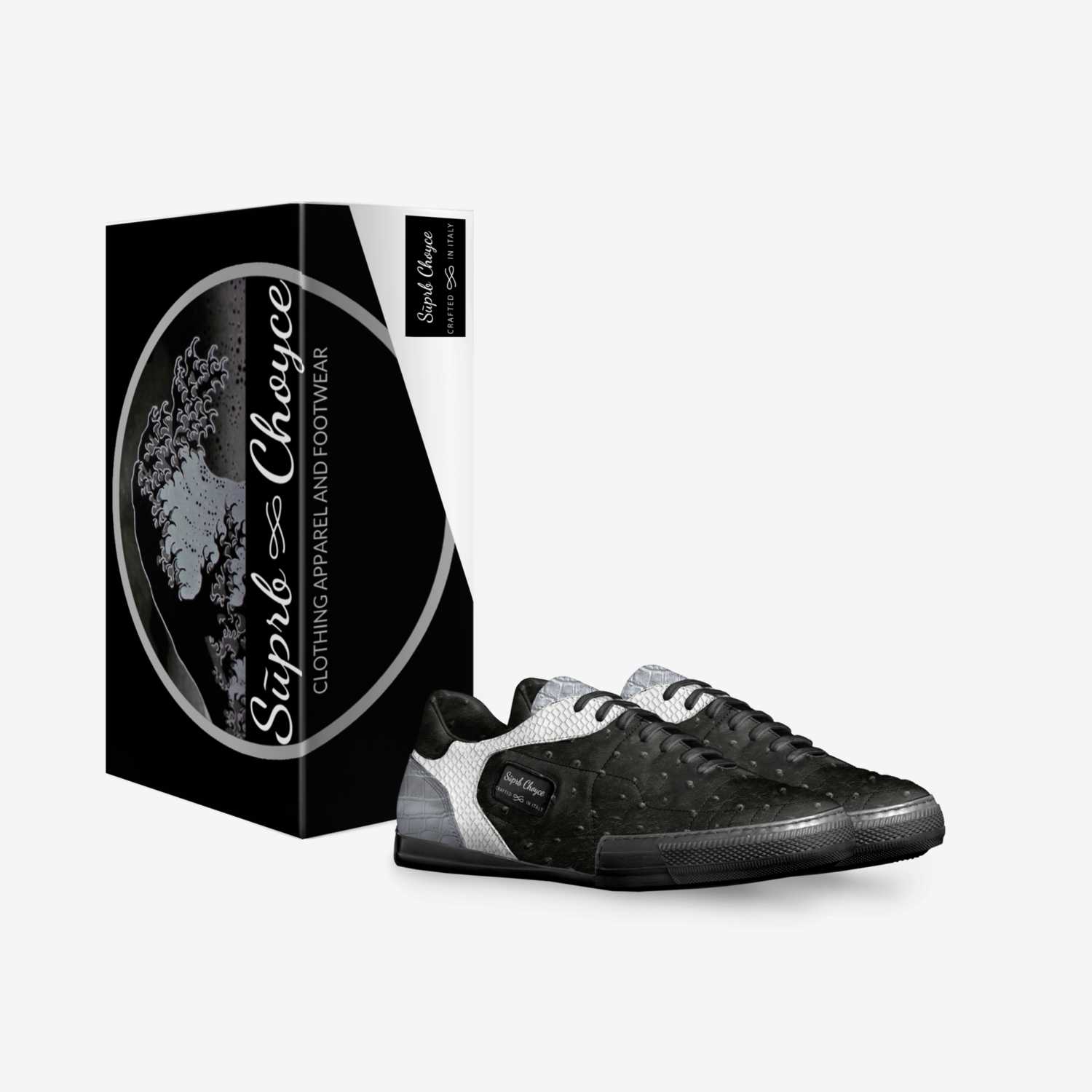 Sūprb Choyce  custom made in Italy shoes by Omari Choyce | Box view