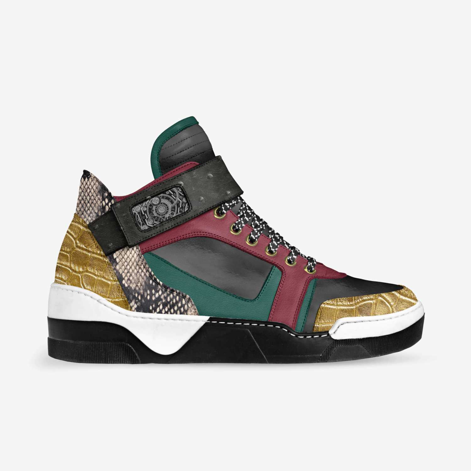 Rickys custom made in Italy shoes by Stephen Bemis | Side view
