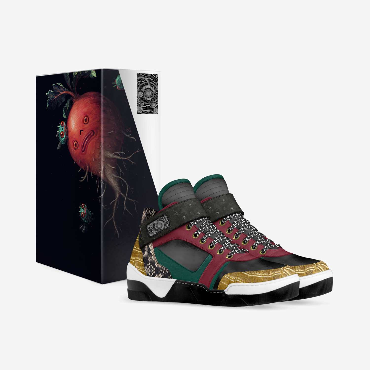 Rickys custom made in Italy shoes by Stephen Bemis | Box view