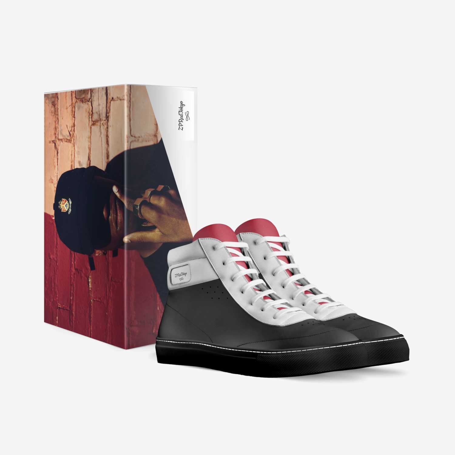 ZPRedTokyo custom made in Italy shoes by Zion Pressley | Box view