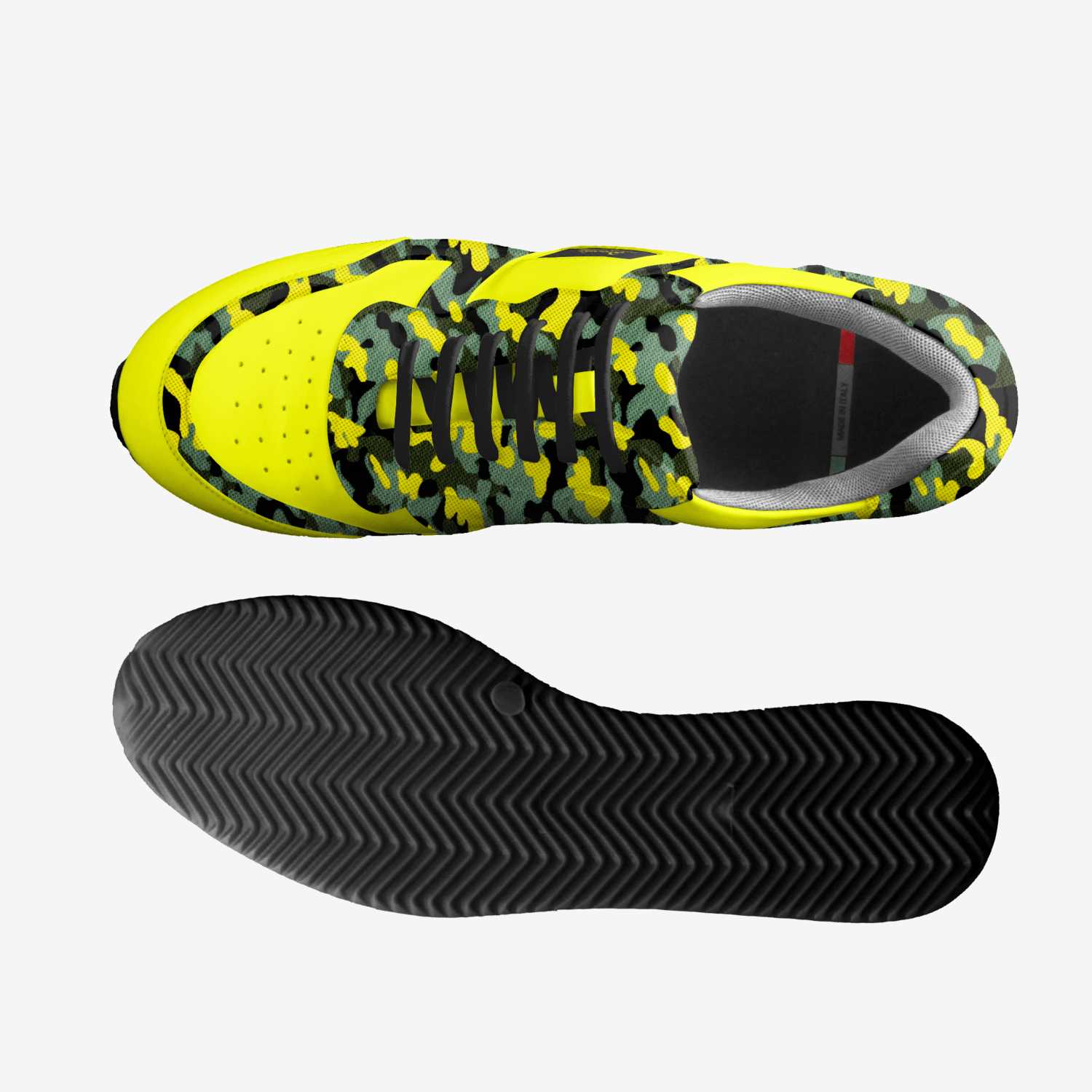 CAMOKAZEEZ YZ  custom made in Italy shoes by Andrew Stadeker | Top view
