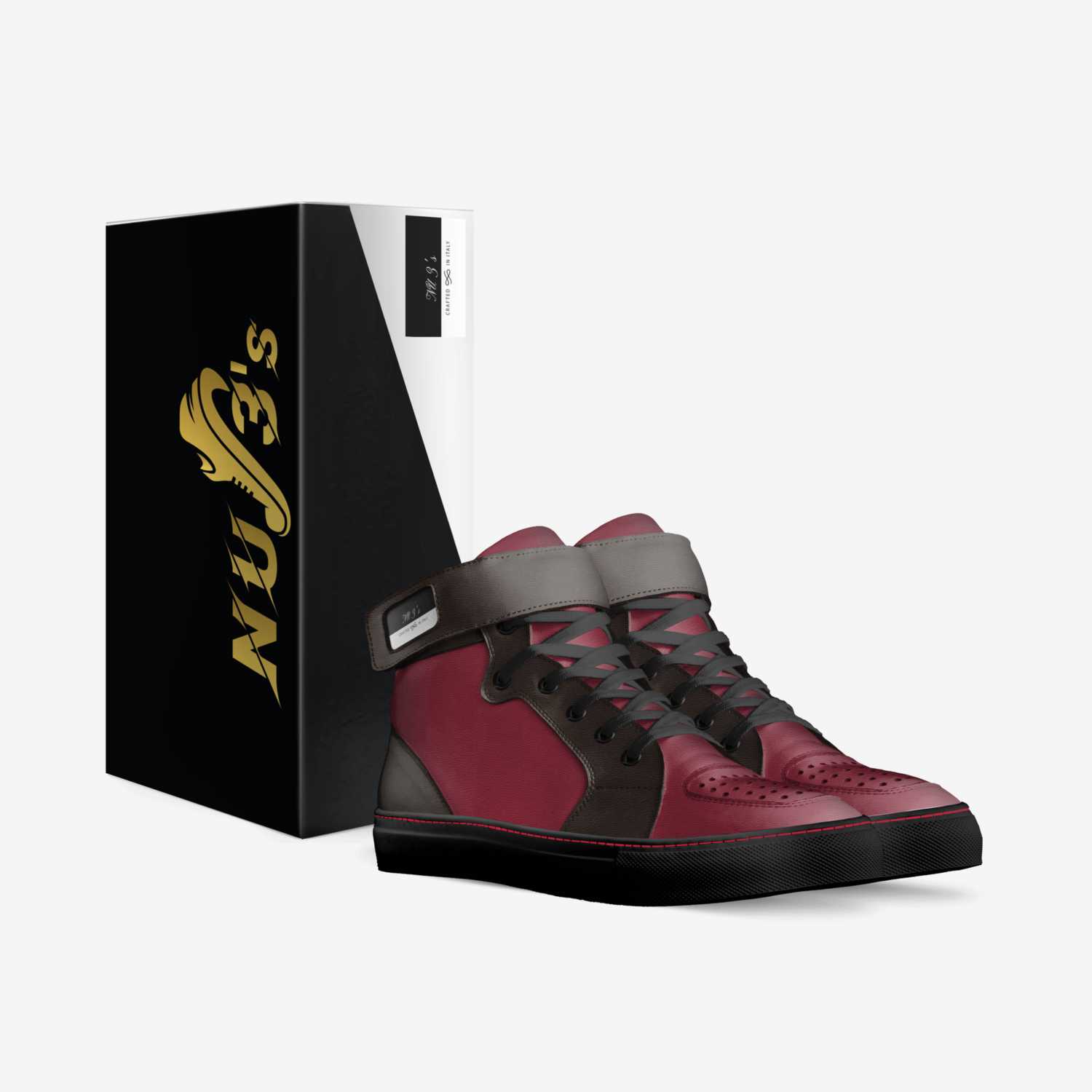 NU 3's custom made in Italy shoes by Raynamo Sultan | Box view