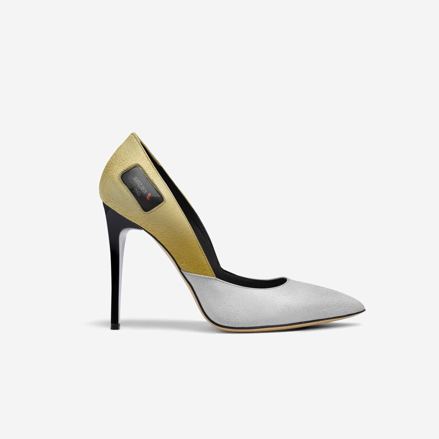 KOZIES 👠 custom made in Italy shoes by Cozetta Brown | Side view
