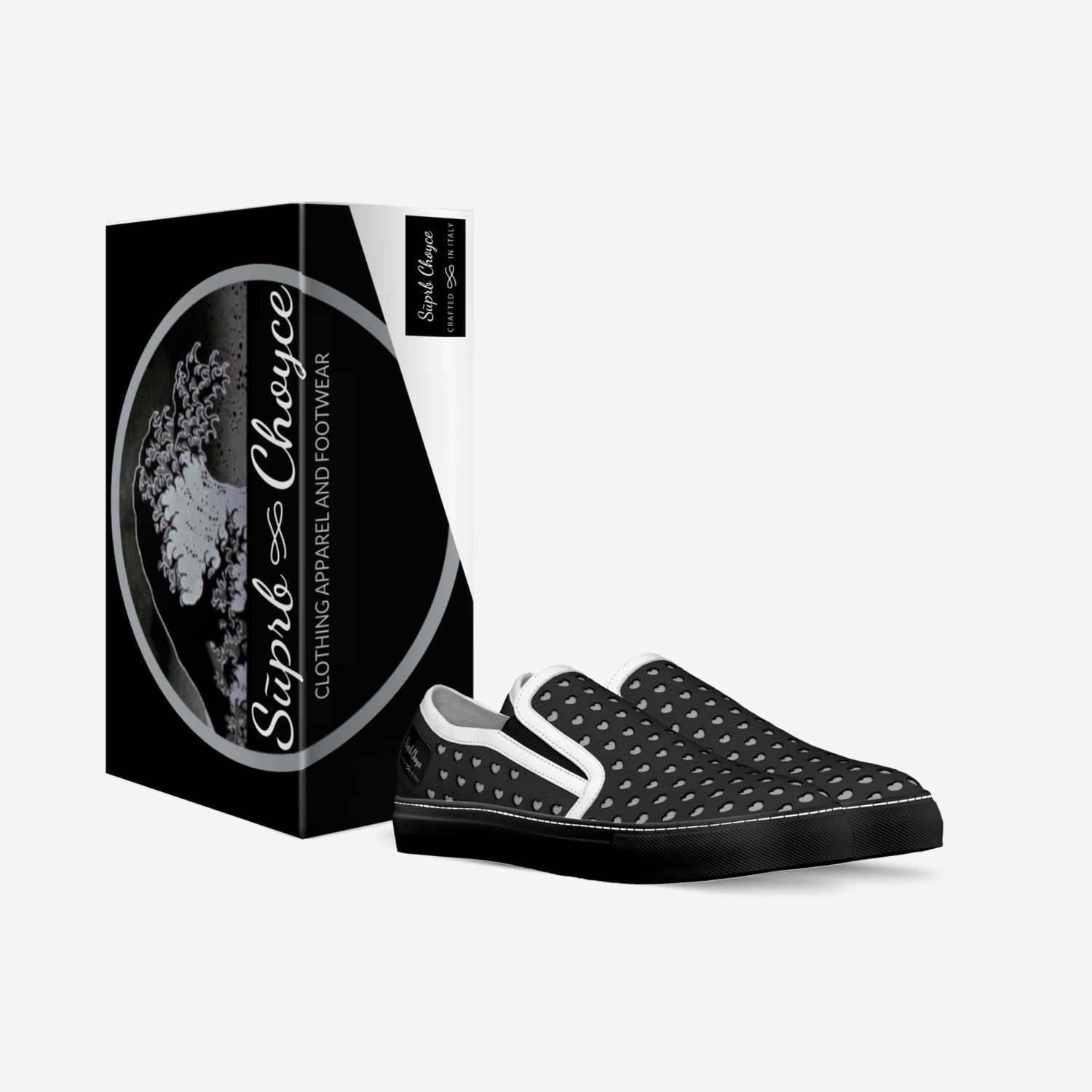Sūprb Choyce  custom made in Italy shoes by Omari Choyce | Box view