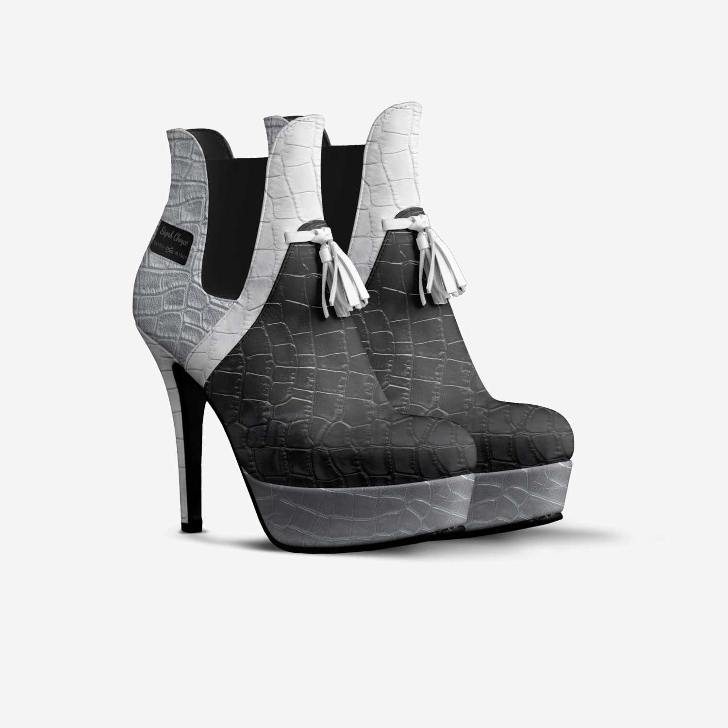 Sūprb Choyce  custom made in Italy shoes by Omari Choyce | Double view