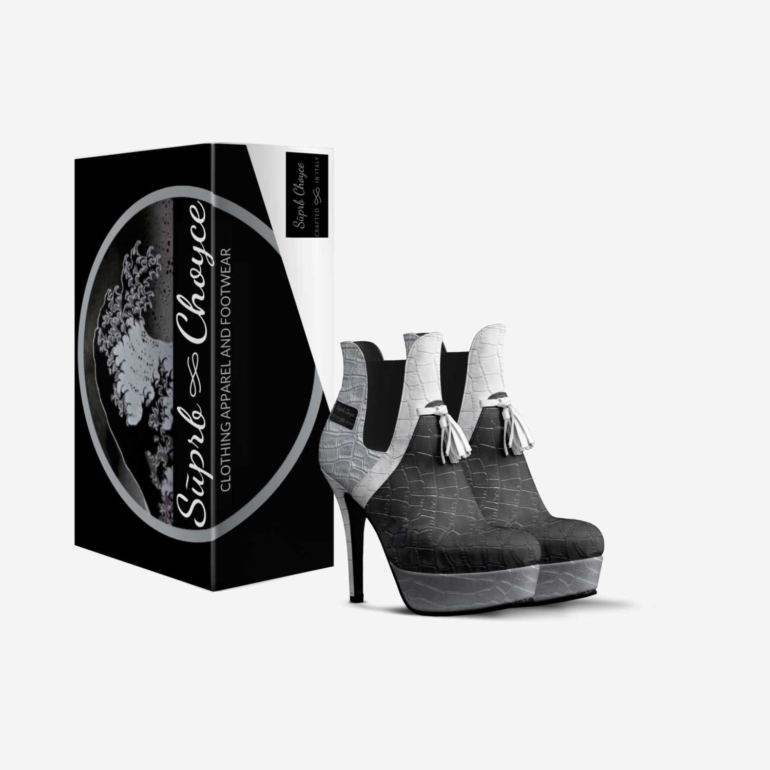 Sūprb Choyce  custom made in Italy shoes by Omari Choyce | Box view