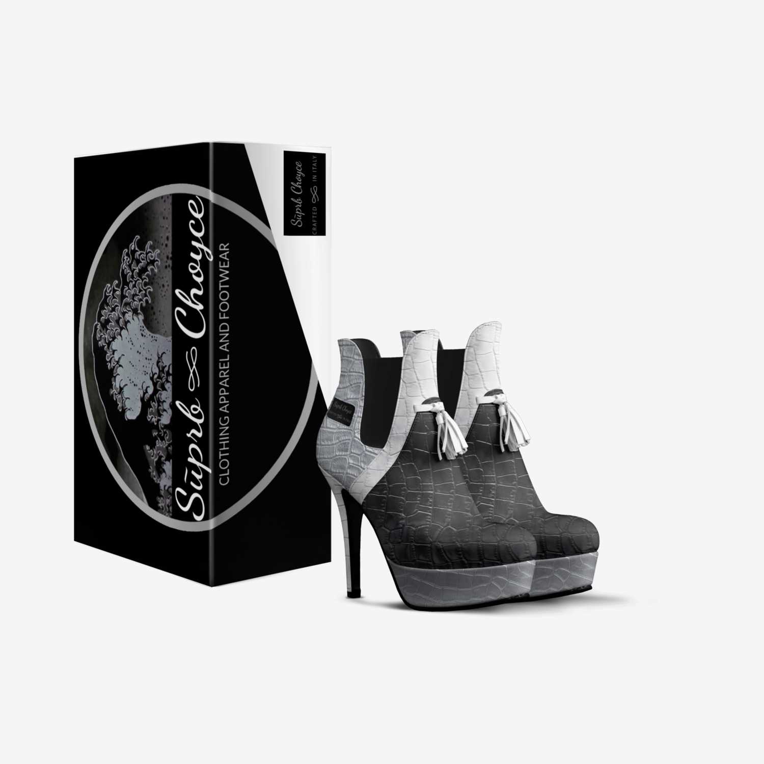 Sūprb Choyce  custom made in Italy shoes by Omari Choyce | Box view