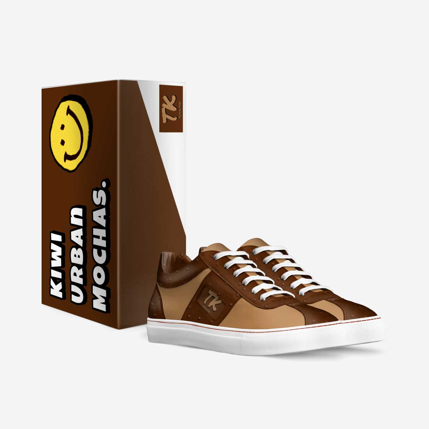Kiwi Urban Mochas custom made in Italy shoes by Threaded Kiwi | Box view