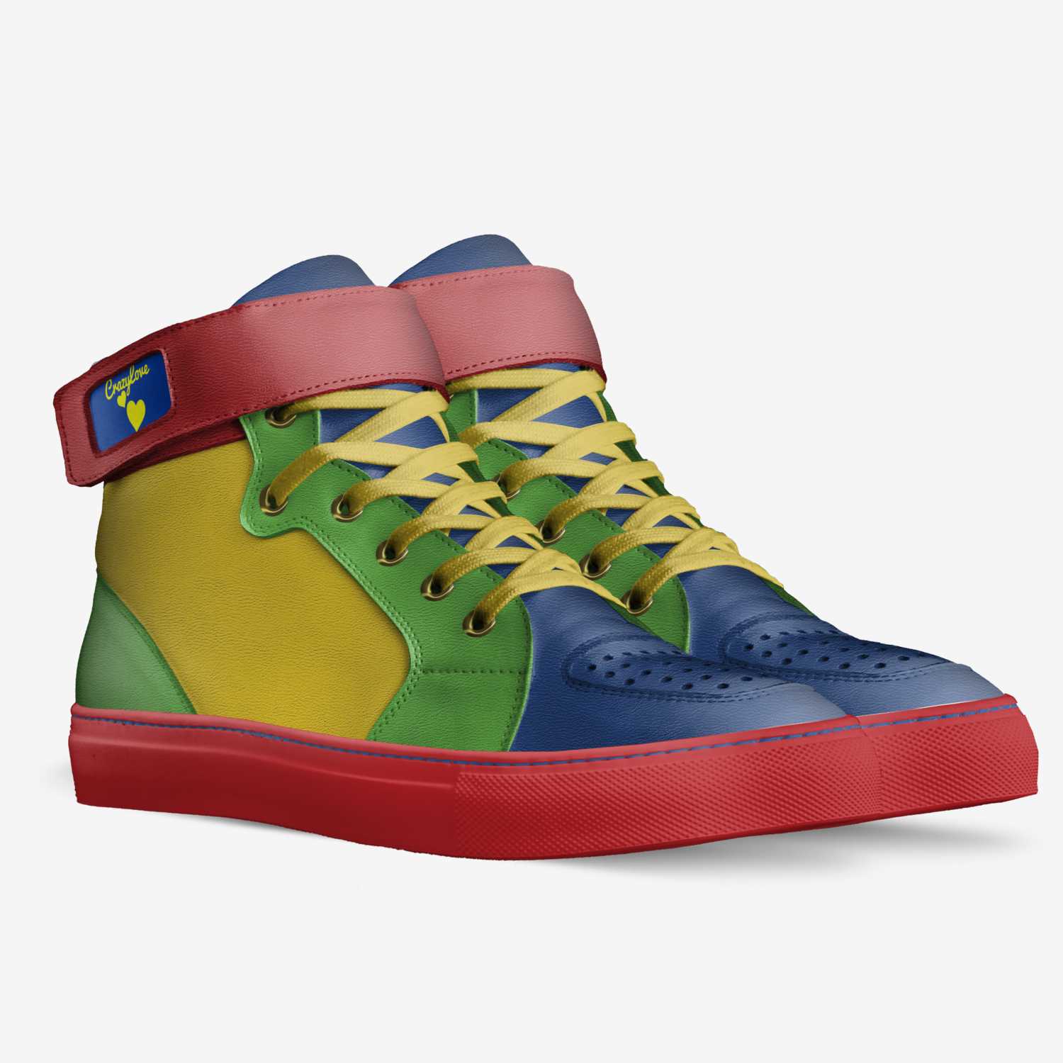 CrazyLove custom made in Italy shoes by Ayesha Hassaum | Double view