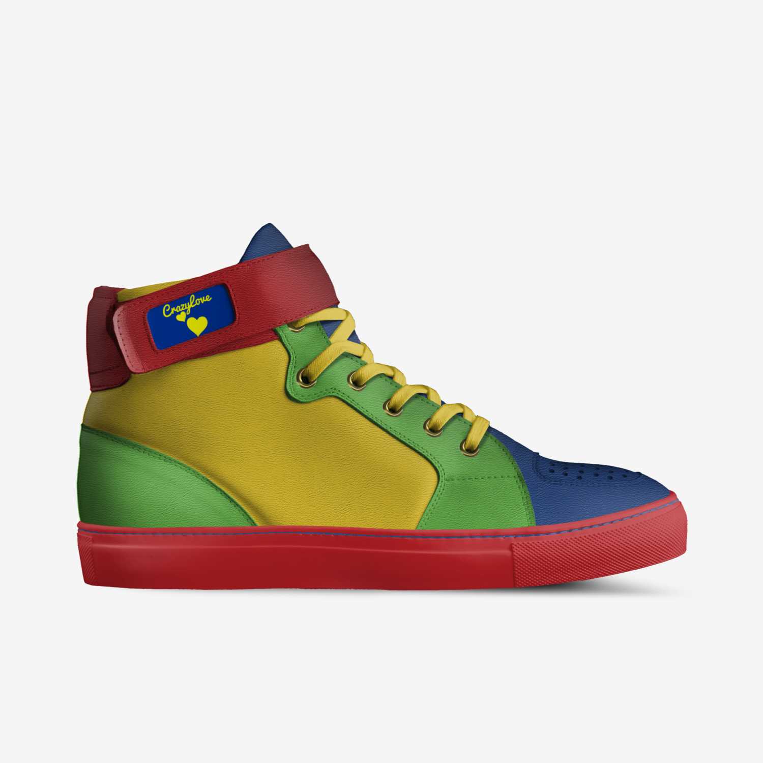 CrazyLove custom made in Italy shoes by Ayesha Hassaum | Side view
