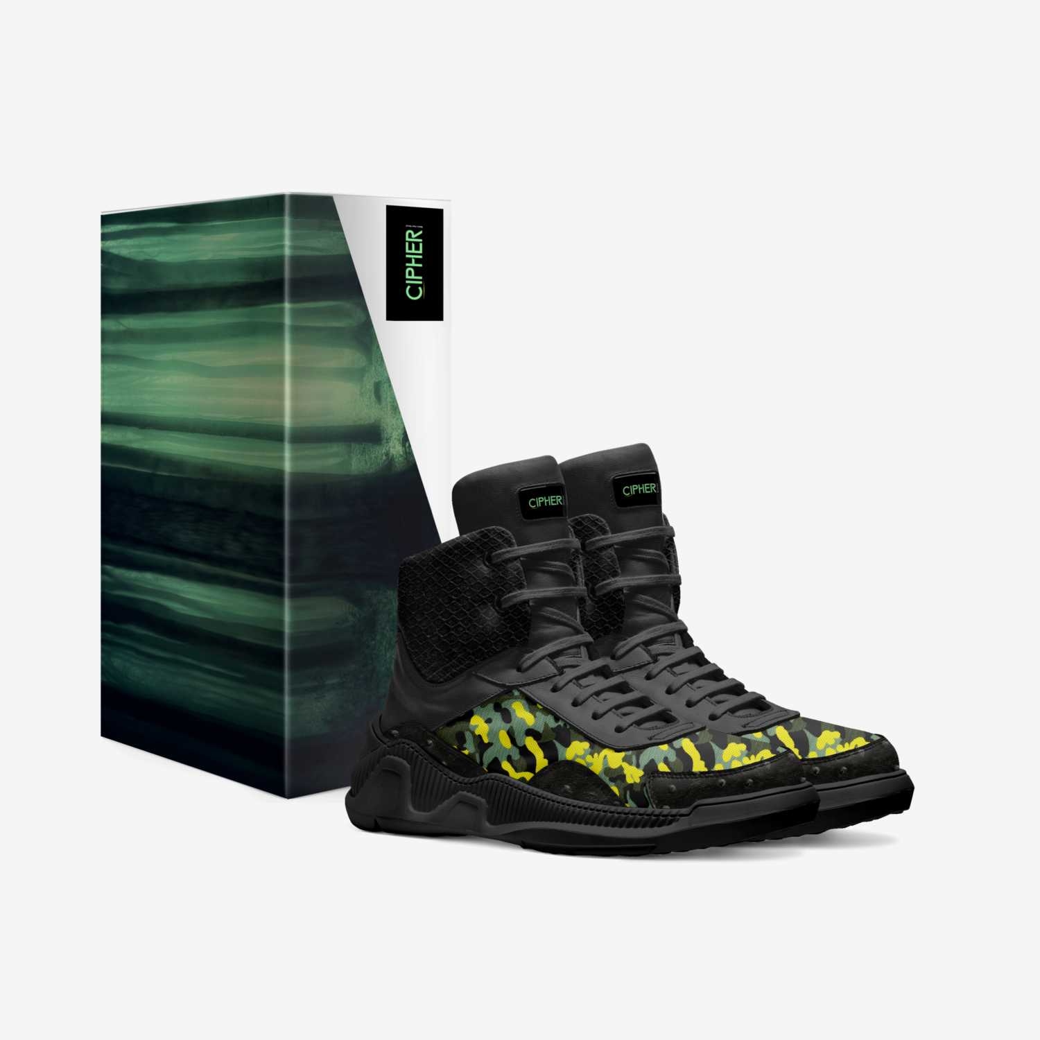CIPHER: OPS custom made in Italy shoes by Charles Harewood Jr | Box view