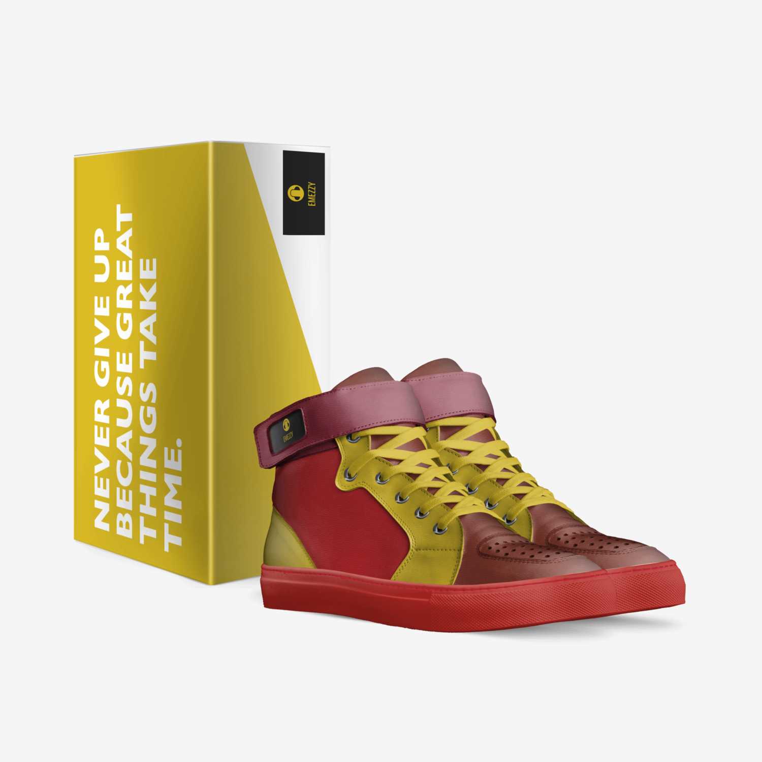 Emezzy custom made in Italy shoes by Nnaemeka Keke | Box view