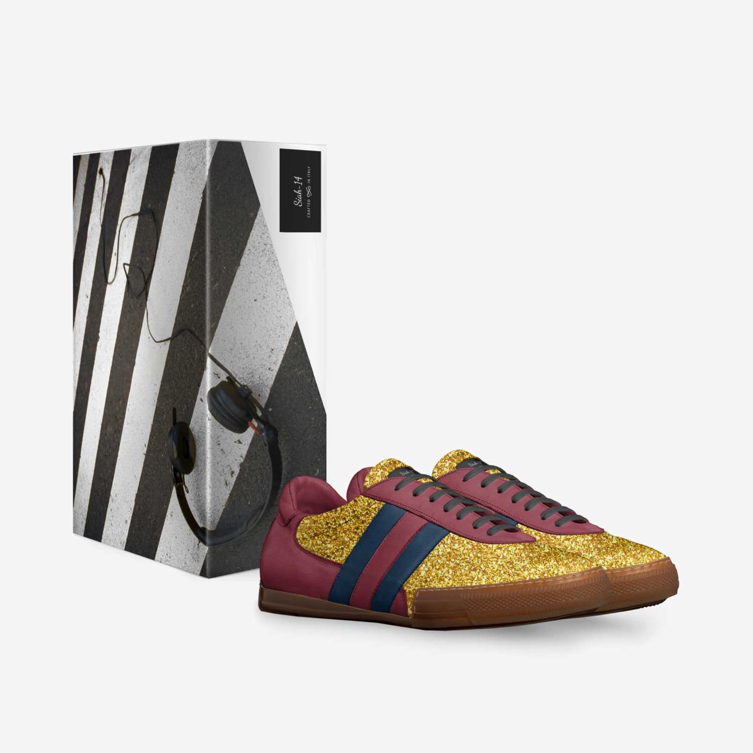 Siah~14 custom made in Italy shoes by Salvador Hernandez | Box view
