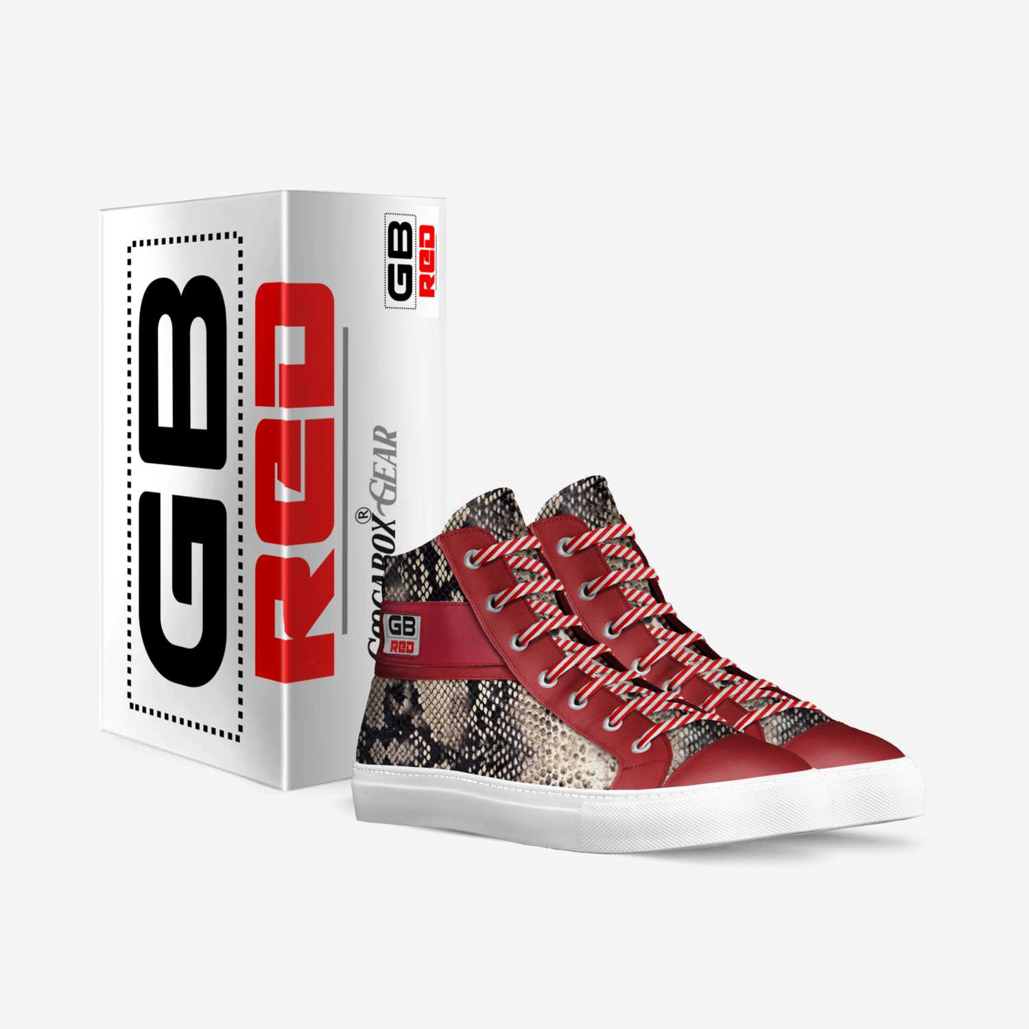 GOOGABOX RED custom made in Italy shoes by GOOGABOX (GWI) | Box view