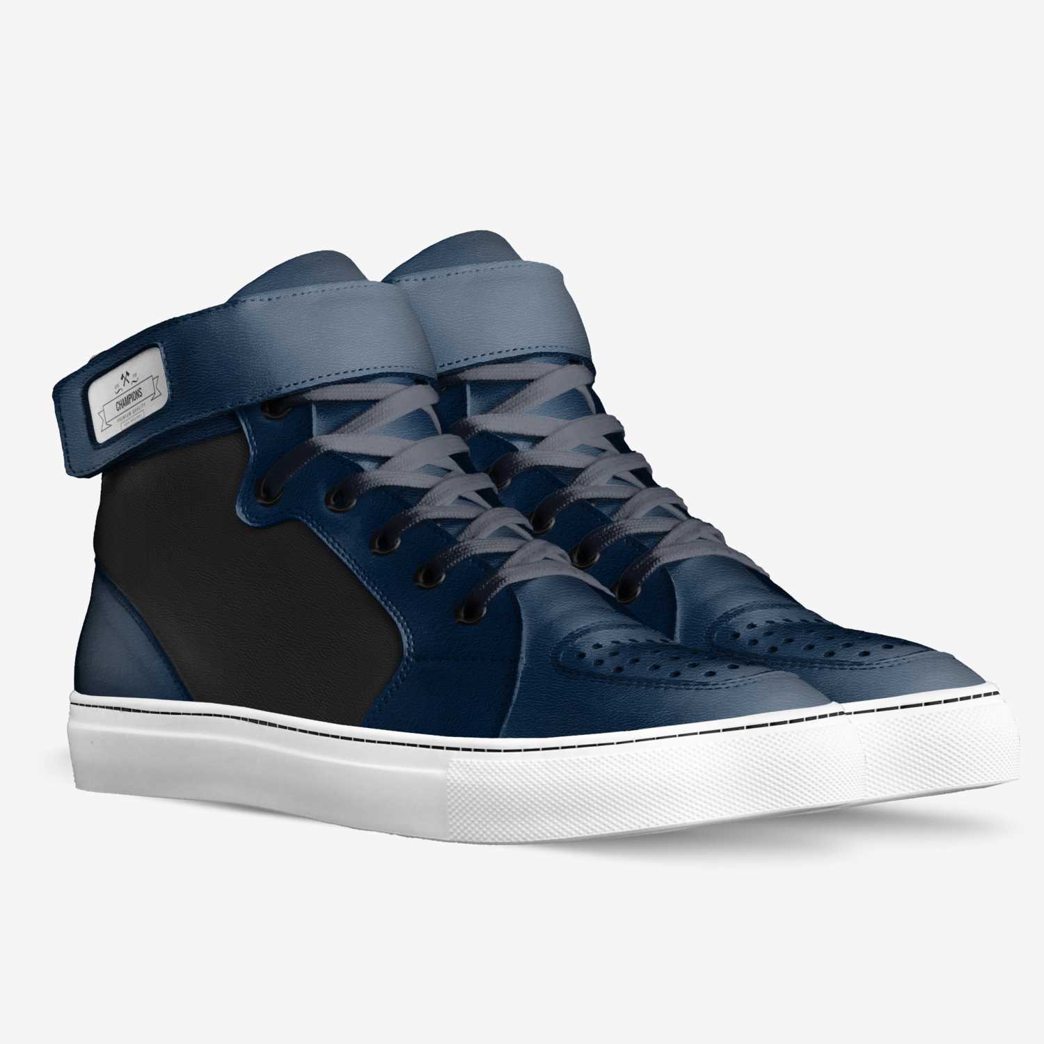 champions custom made in Italy shoes by Dylan Mr | Double view