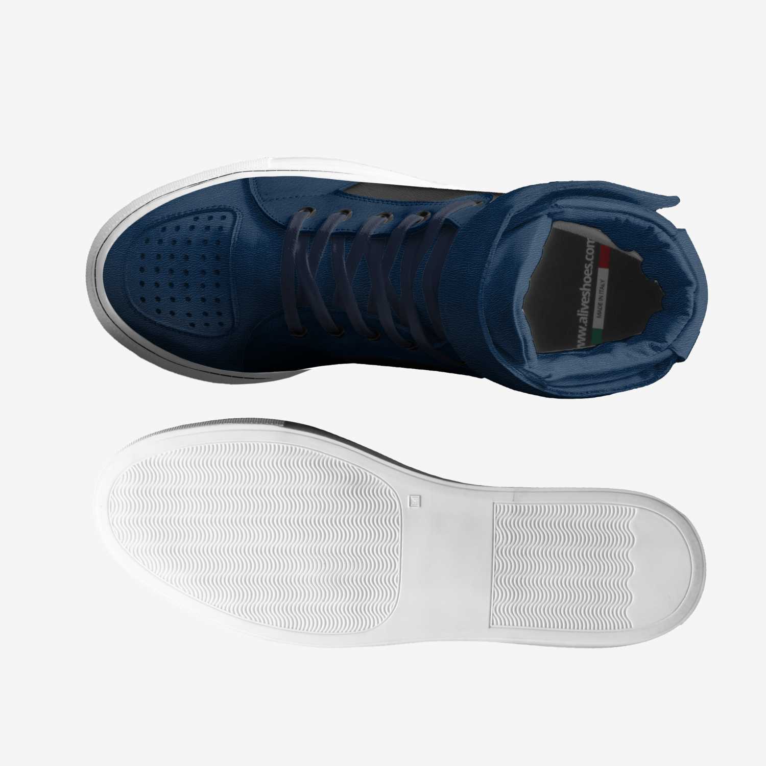champions custom made in Italy shoes by Dylan Mr | Top view