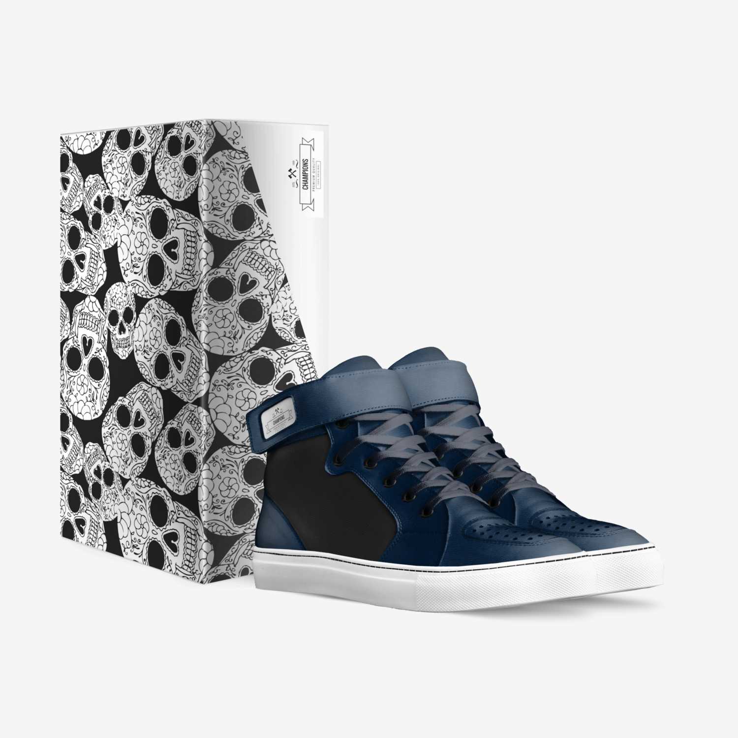 champions custom made in Italy shoes by Dylan Mr | Box view