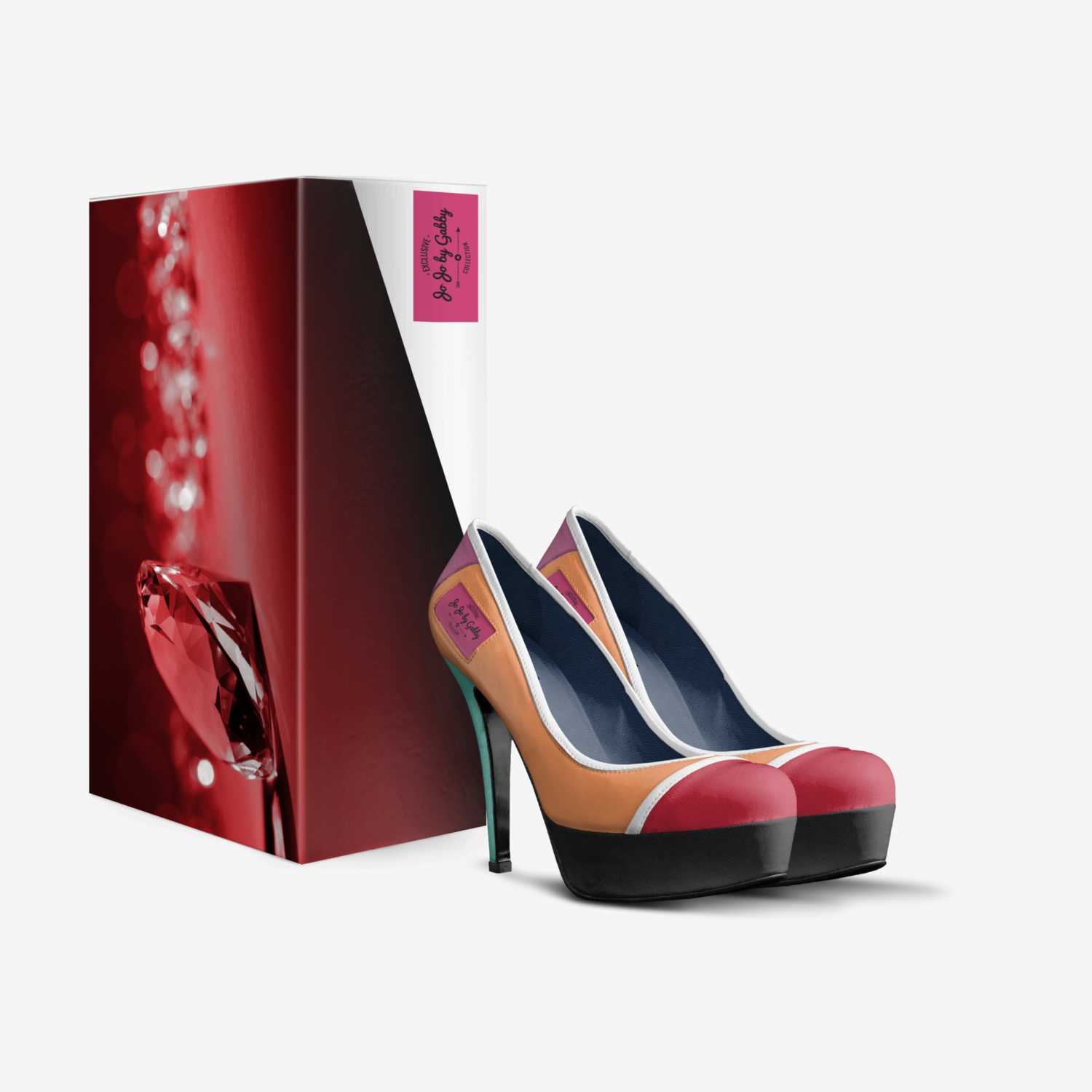 JoJo by Gabby custom made in Italy shoes by Kelsey Hagstrom | Box view