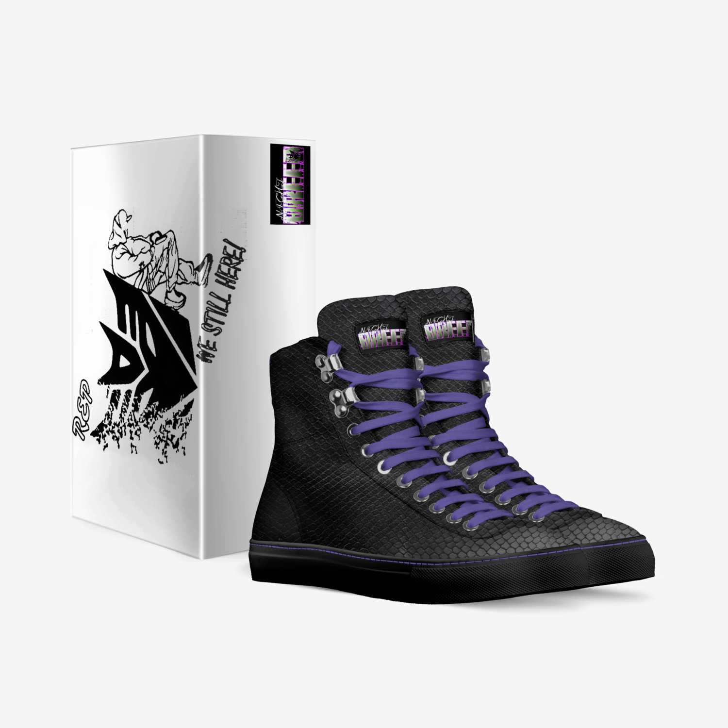 NIGHTBREED'S-FBC'S custom made in Italy shoes by Ira Pearson | Box view