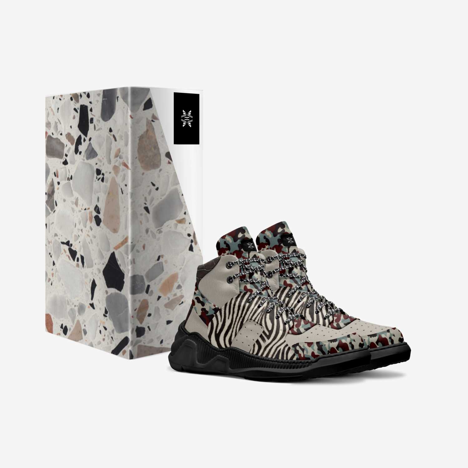 Hamil's tERRAZZO custom made in Italy shoes by Conrad Parris | Box view