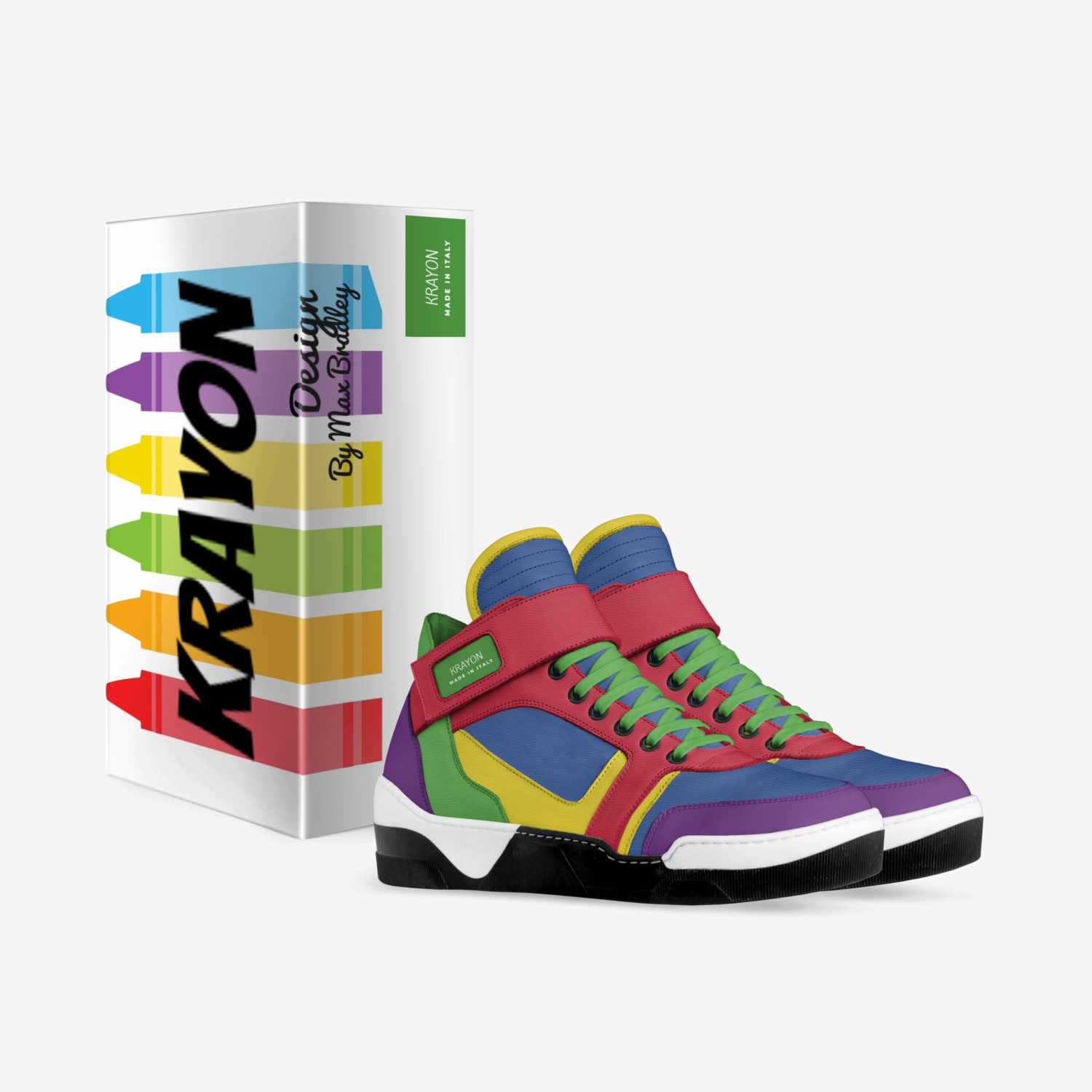 KRAYON custom made in Italy shoes by Max Bradley | Box view