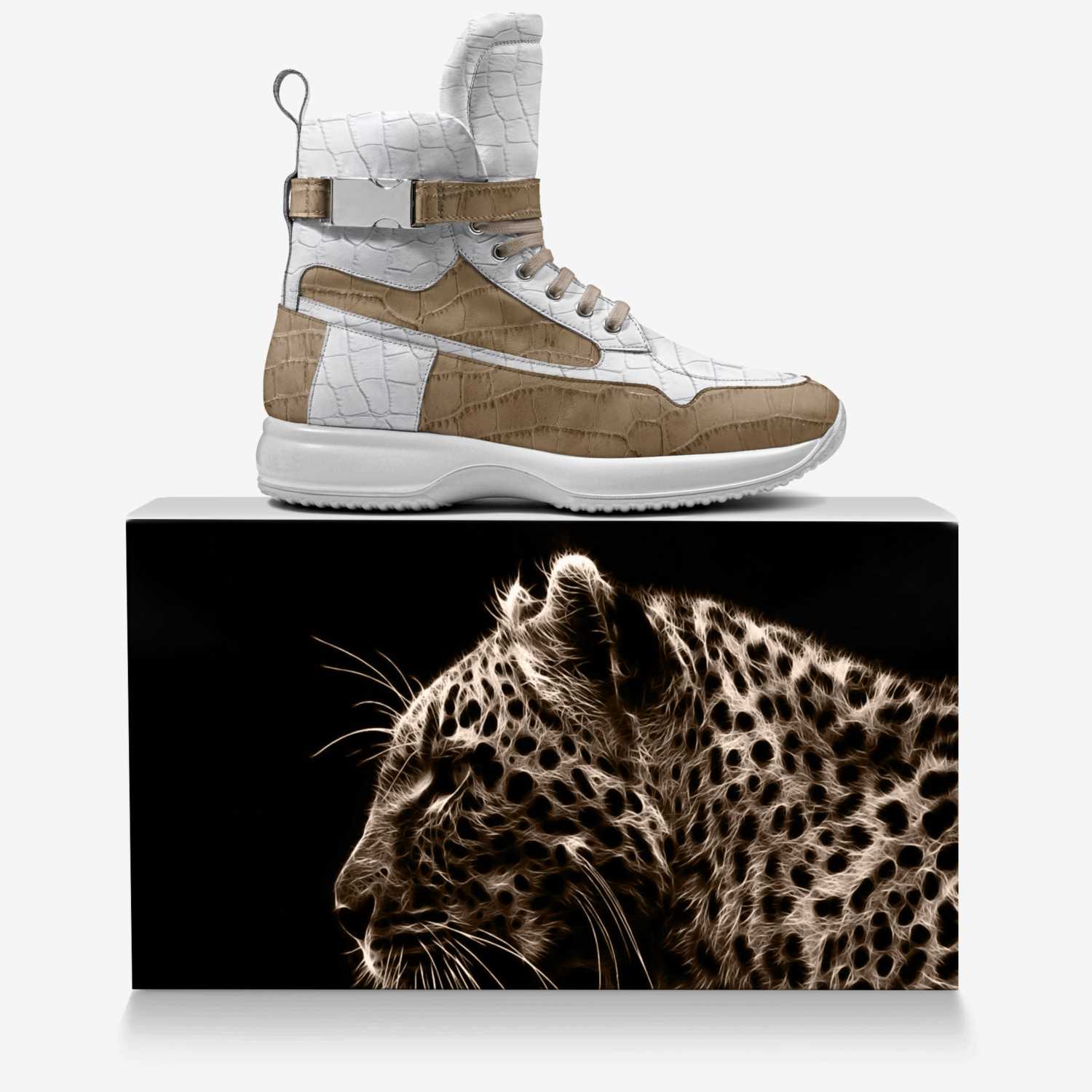 J.E.M.S. custom made in Italy shoes by Jason Eugene Moran-smith | Over box view
