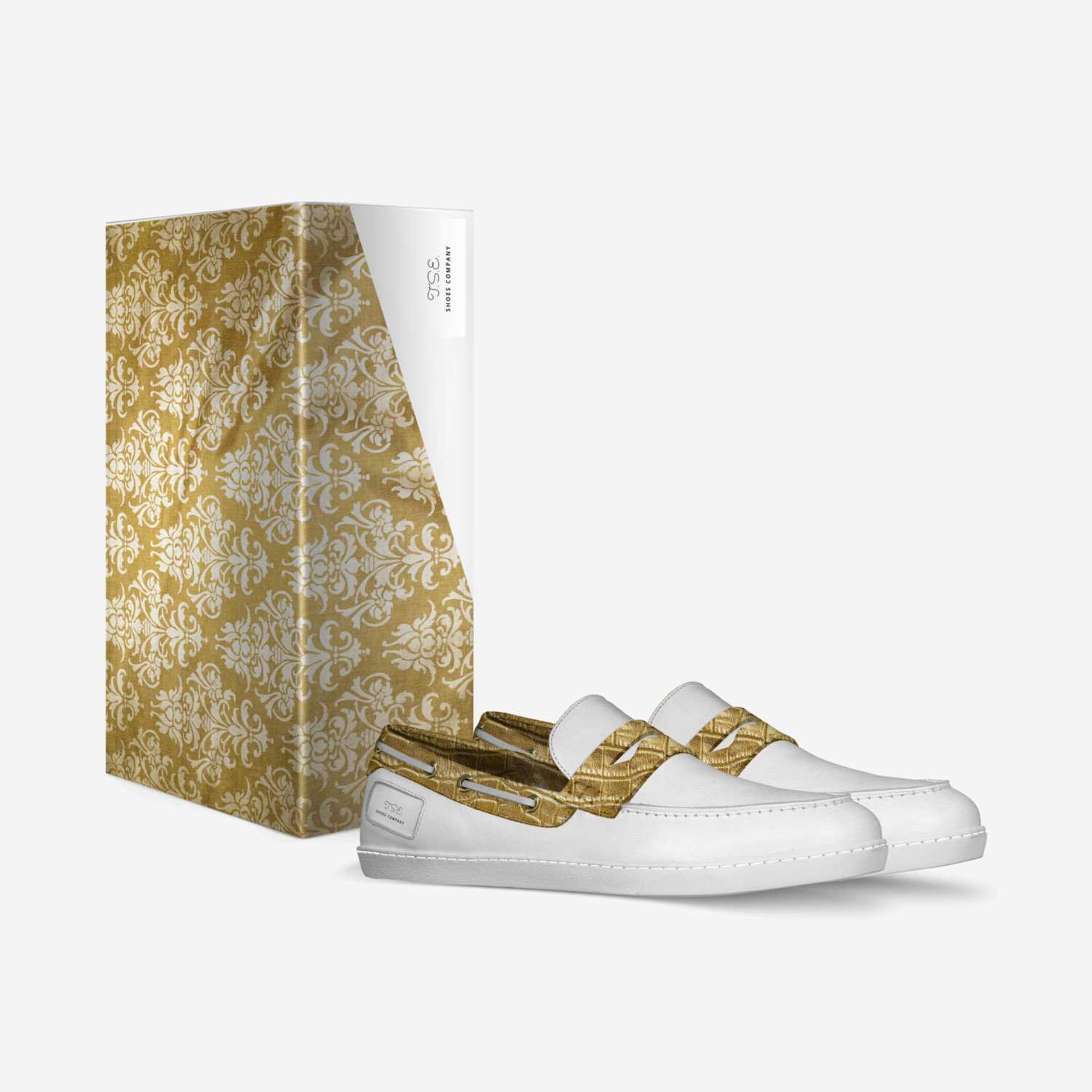 Smoove G(White) custom made in Italy shoes by Andre Ashley | Box view