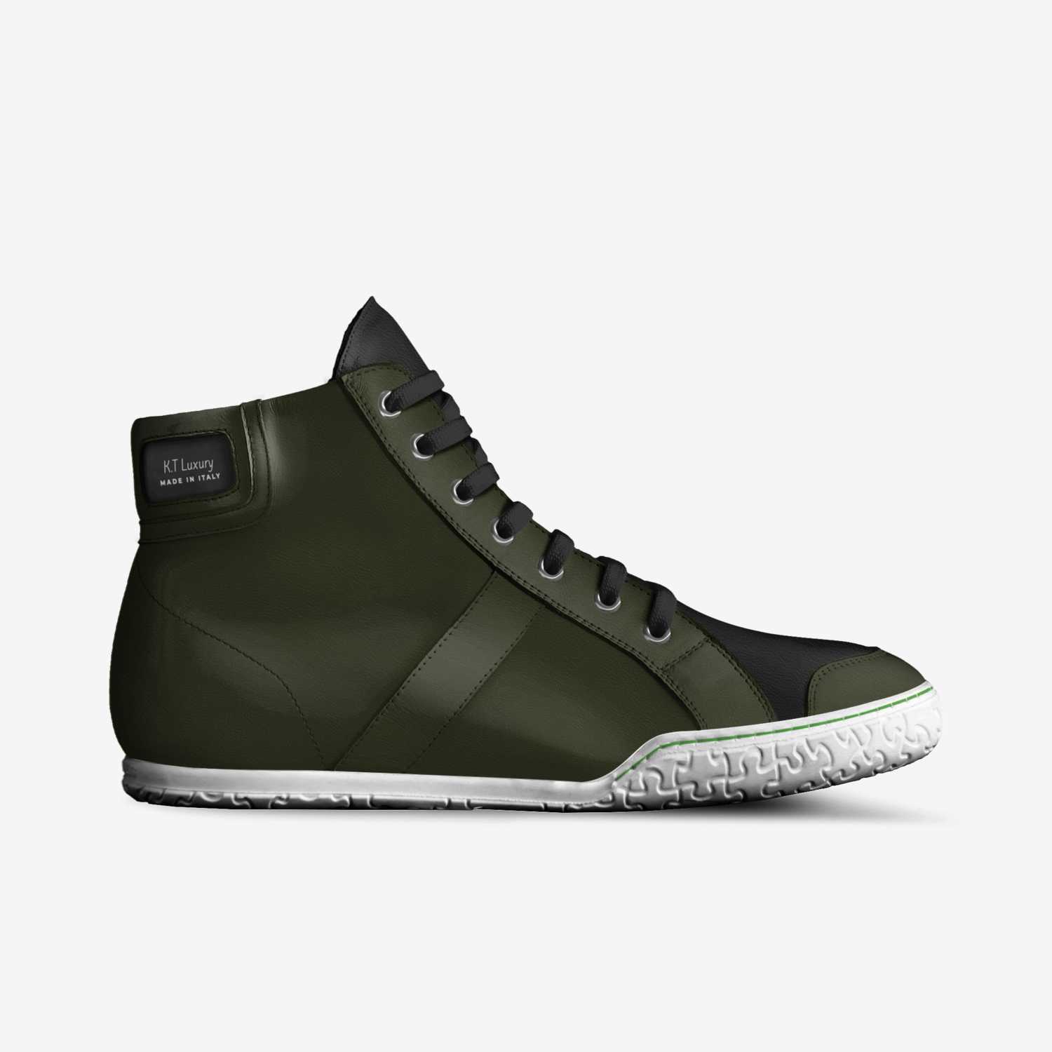 K. T Luxury custom made in Italy shoes by Robyn Scott | Side view