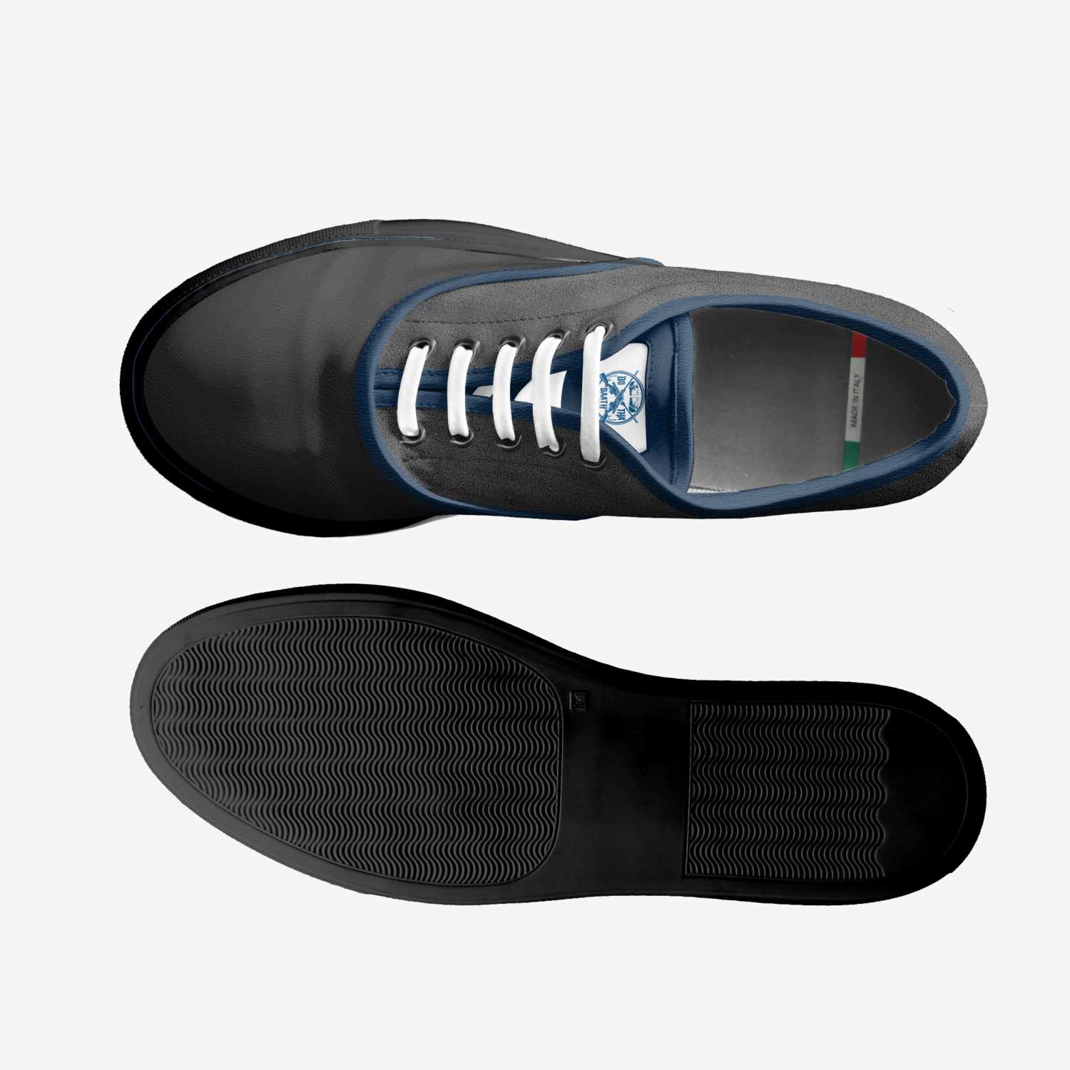 33z custom made in Italy shoes by Terell Banks | Top view