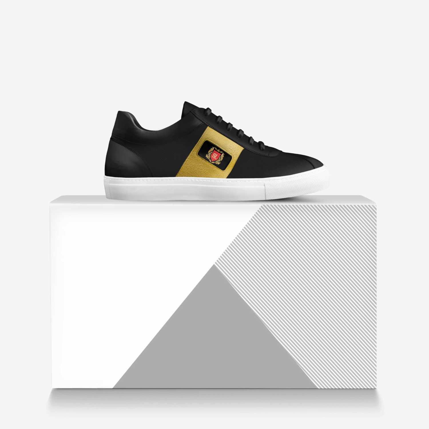 SL custom made in Italy shoes by Lucien M Kabuya | Over box view